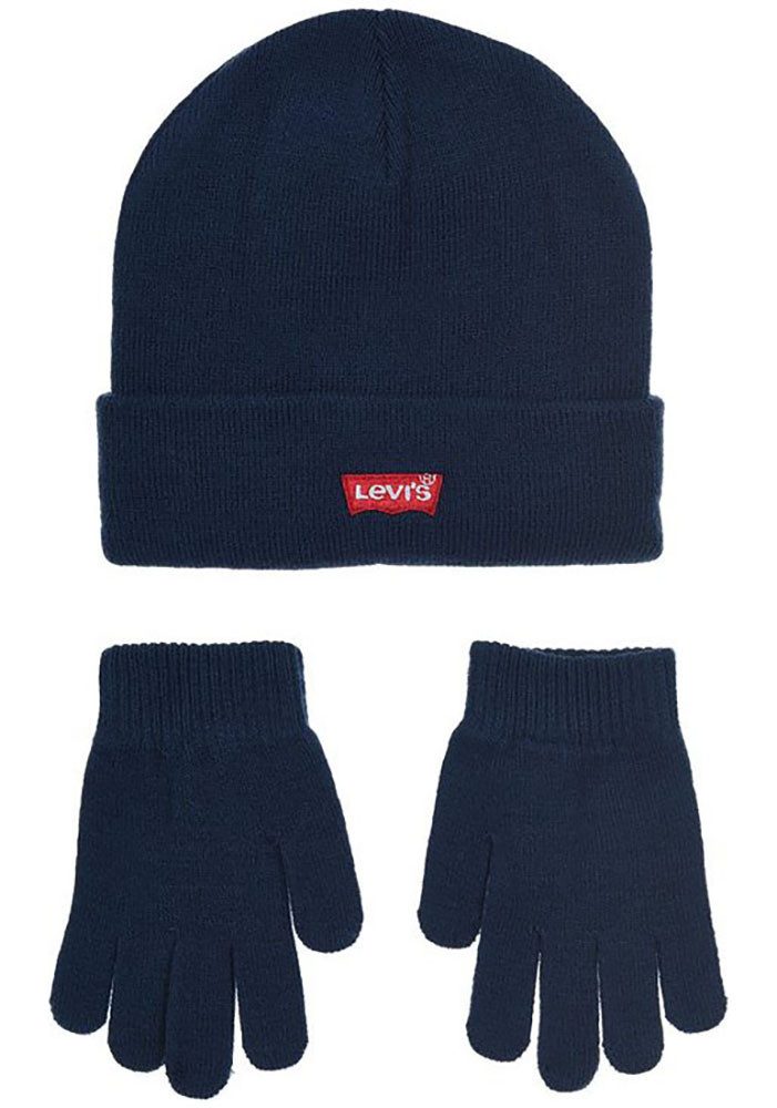 Levi's® Kids Strickmütze CORE BATWING BEANIE/GLOVES (Set, 2-St) und Handschuhe