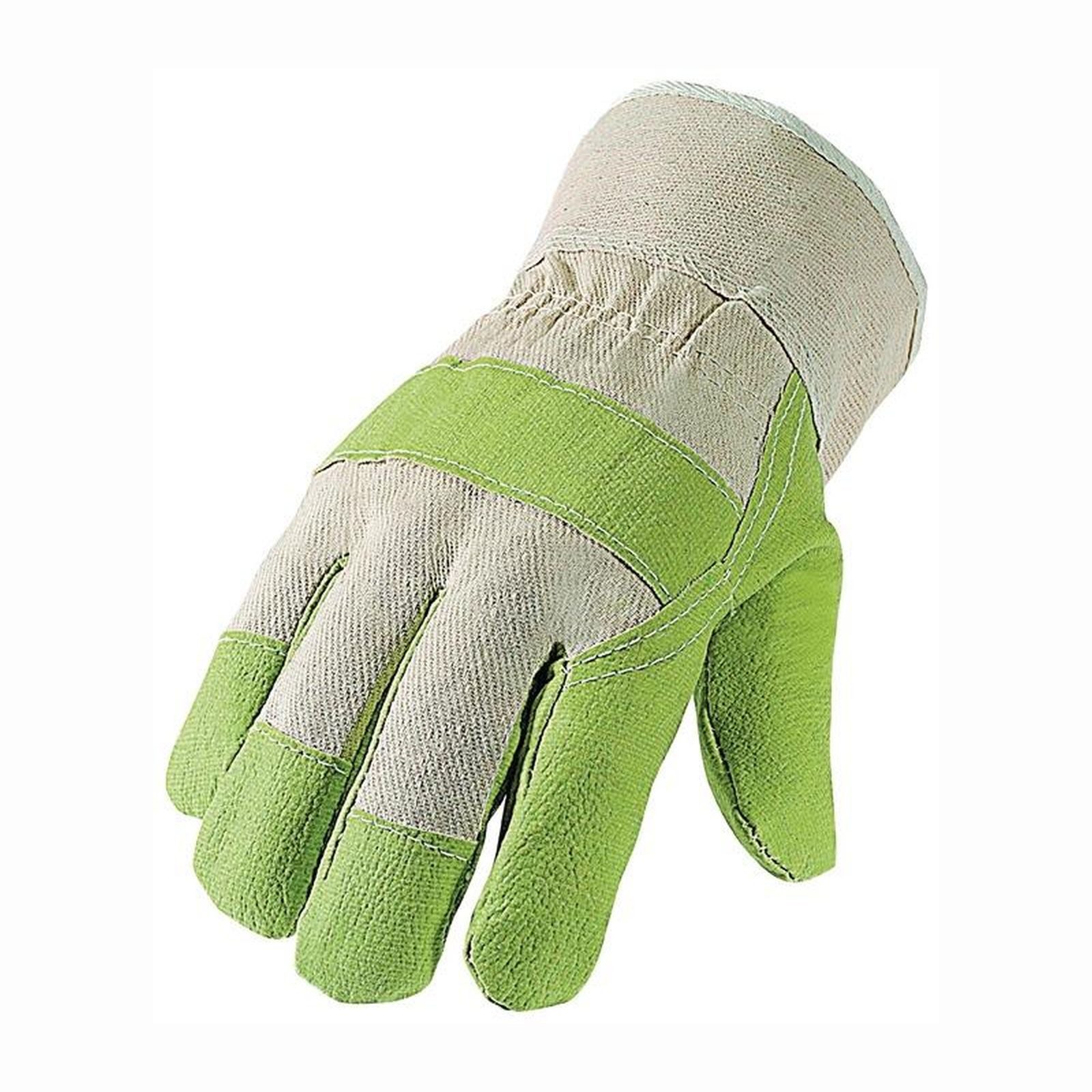 ASATEX Arbeitshandschuhe ASATEX Kunstlederhandschuhe grün / naturfarben Gr. 10,5 - PH