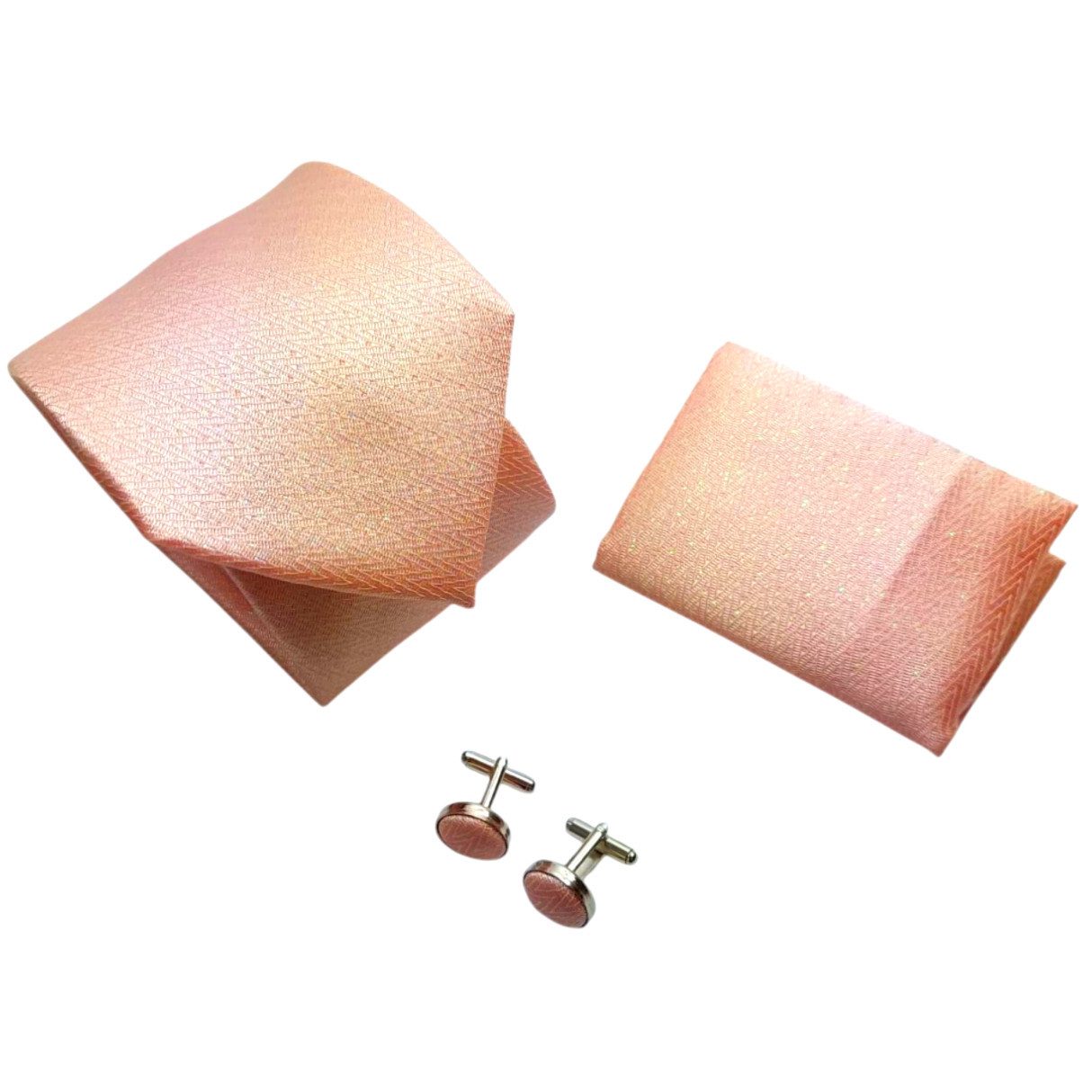 Ware aus aller Welt Krawatte Einstecktuch Manschettenknöpfe Seide Seidenkrawatte Schlips Binder