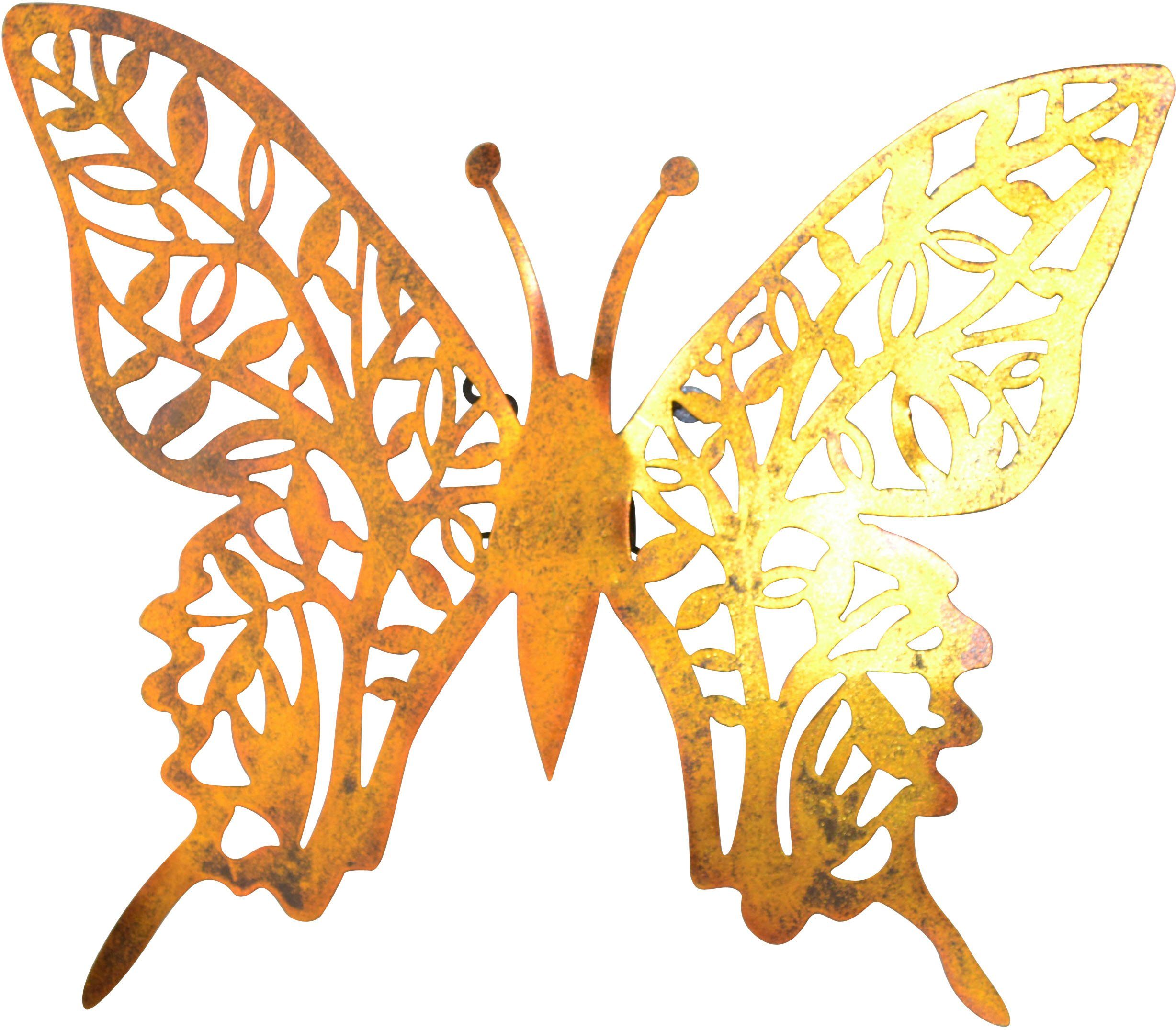 pajoma® Wanddekoobjekt Wanddekoration (1 St), Großer Schmetterling in gold