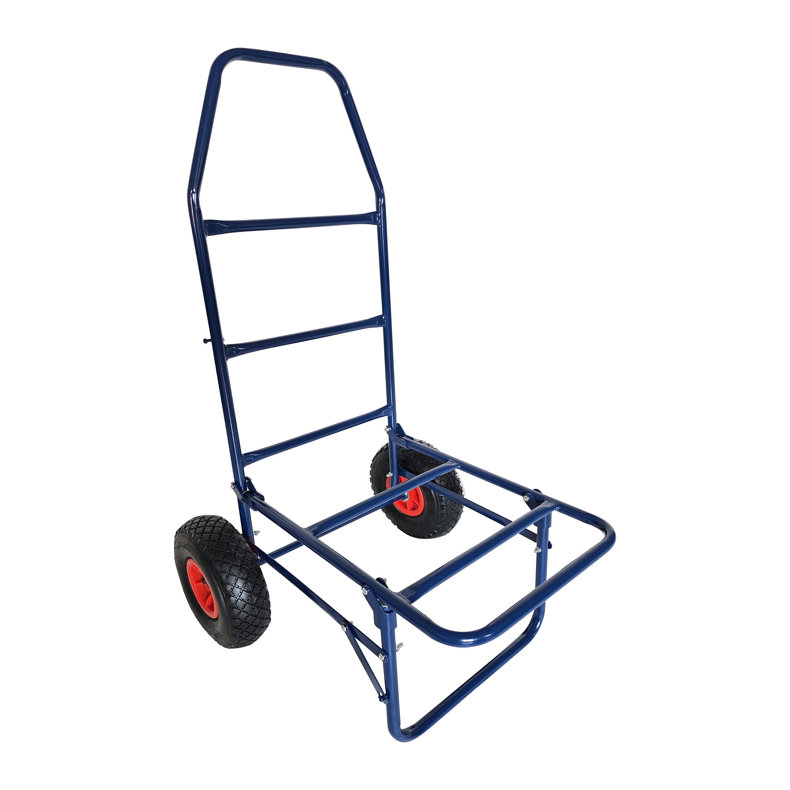 relaxdays Sackkarre Transportwagen klappbar 80kg, blau