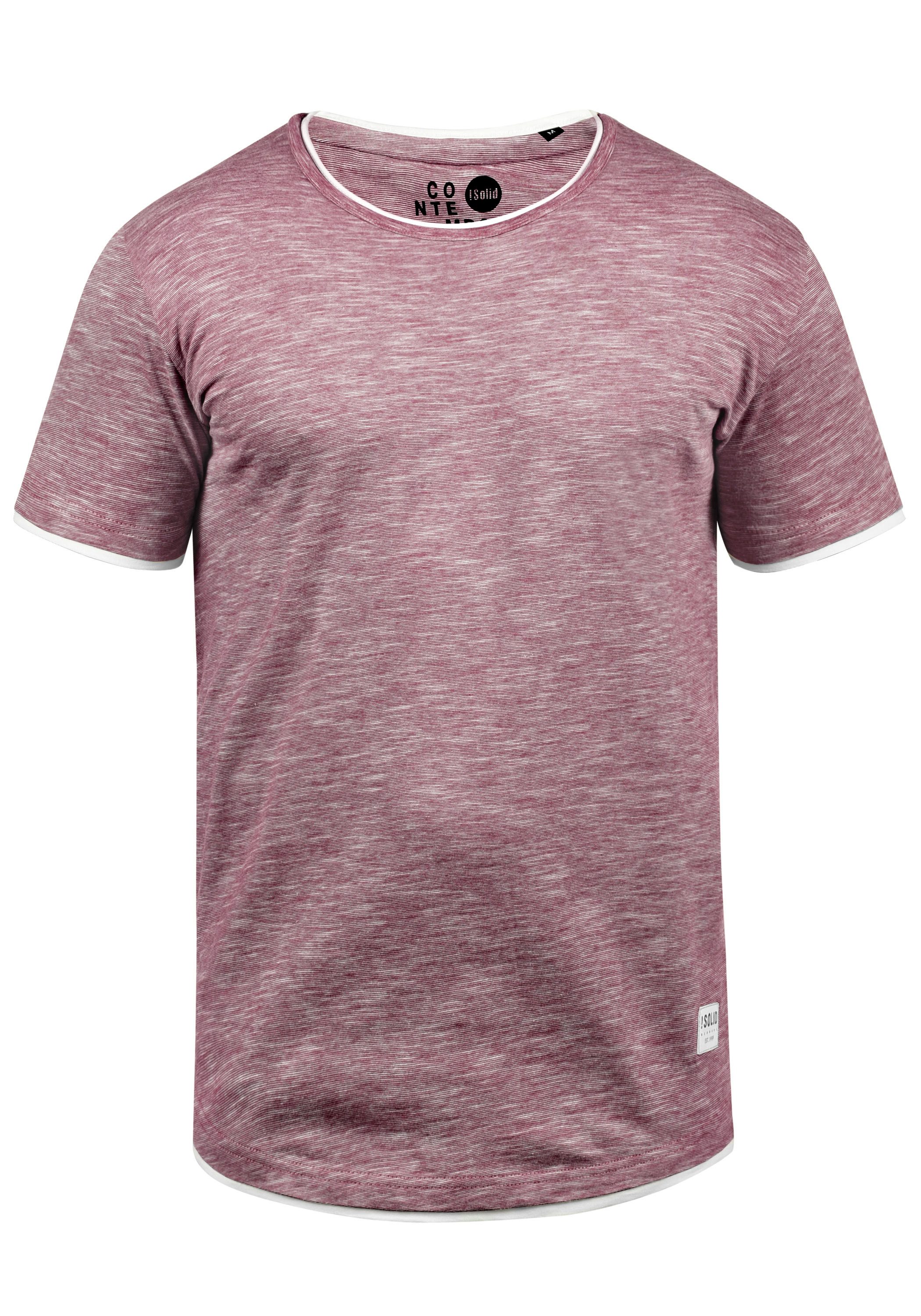 !Solid Rundhalsshirt SDRigos Kurzarmshirt mit farblich günstig online kaufen