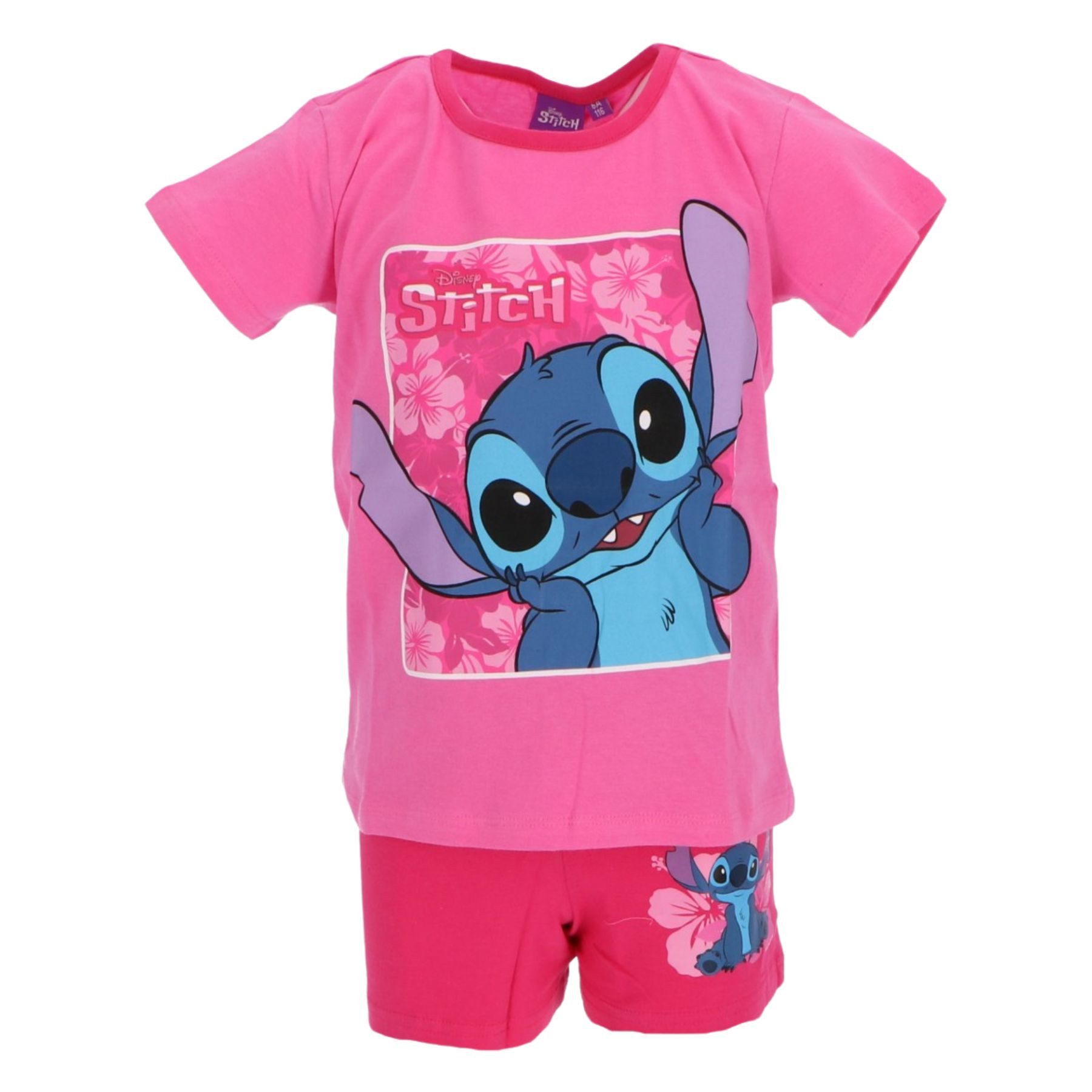 Lilo & Stitch Pyjama Shortama – Kinderpyjama & Sommer Schlafanzug aus 100% Baumwolle