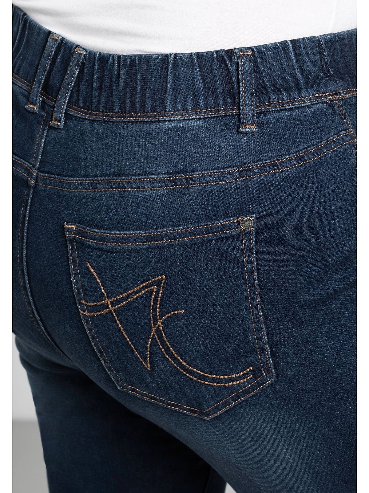 Sheego Jeansjeggings Große Größen Power-Stretch-Qualität