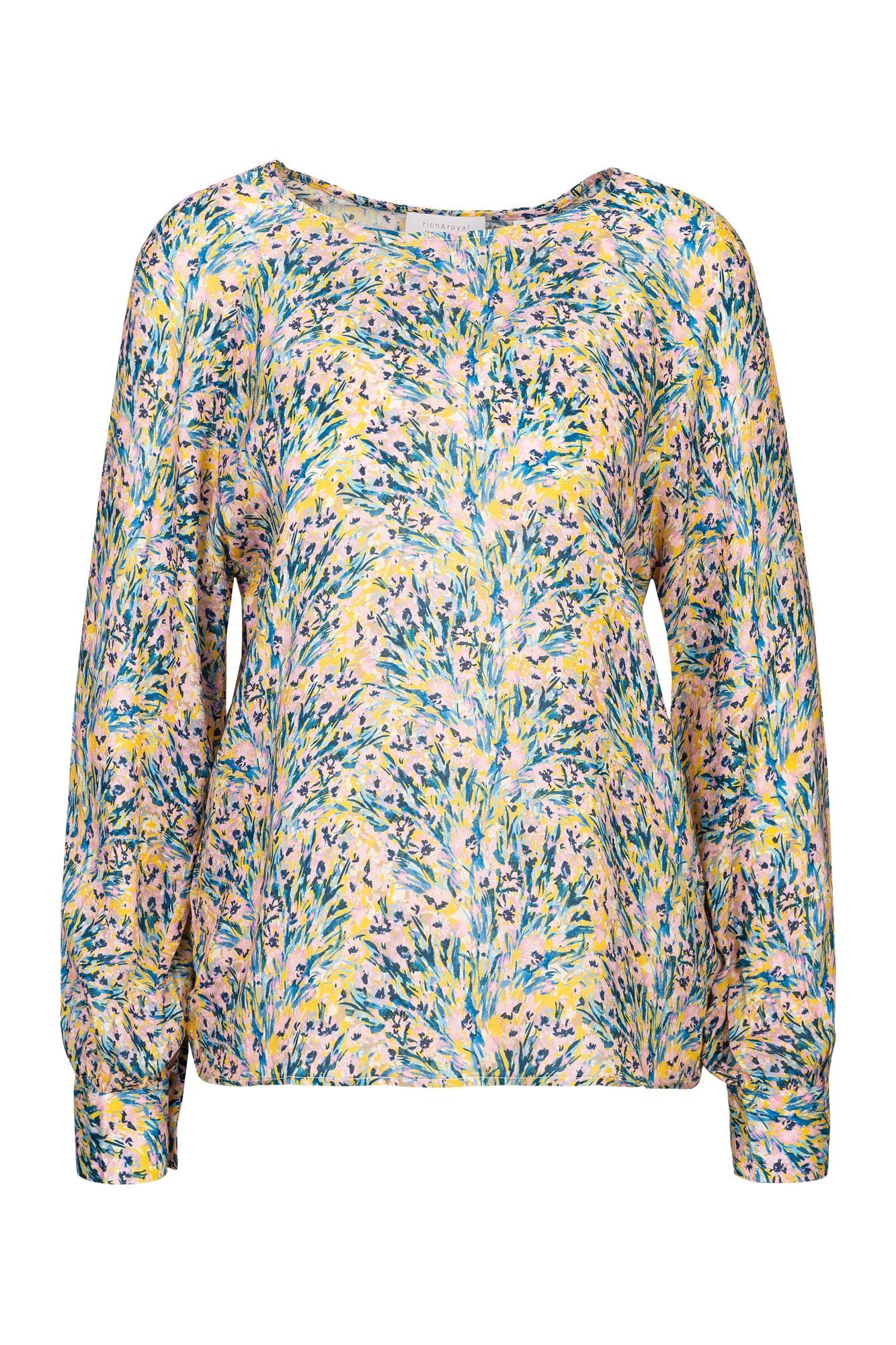 RICHROYAL Langarmbluse D-Bluse aus luftigem Material günstig online kaufen