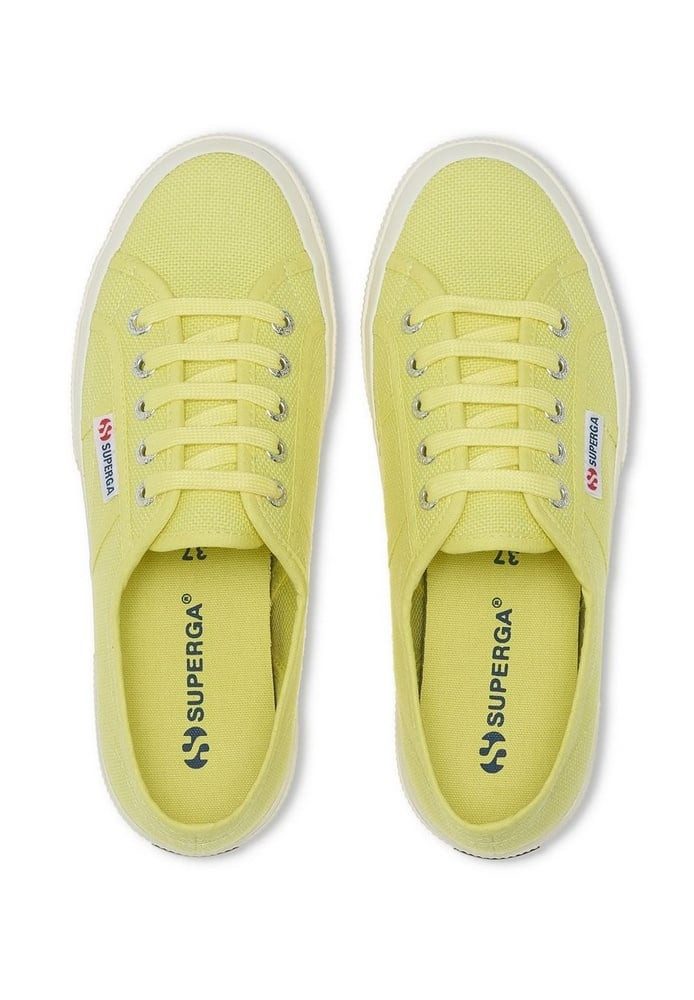 Superga Cotu Classic 2750 limegelb Damen Sneaker