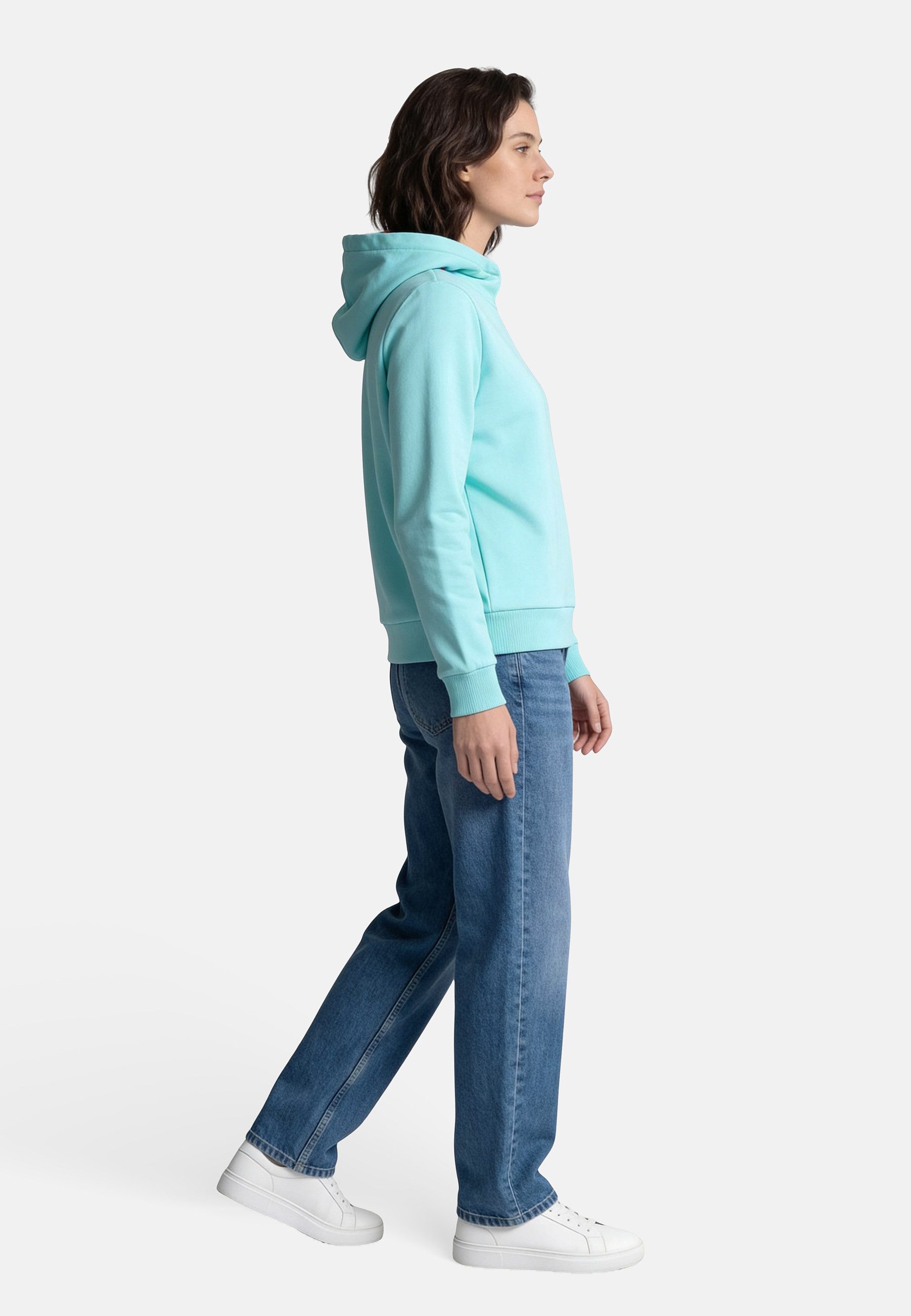 salzhaut Hoodie SUTSCHE Damen Regular Fit salzhaut Kapuzenpullover – bequemer Fit und nordisch klares Design – Bild 4 von 5