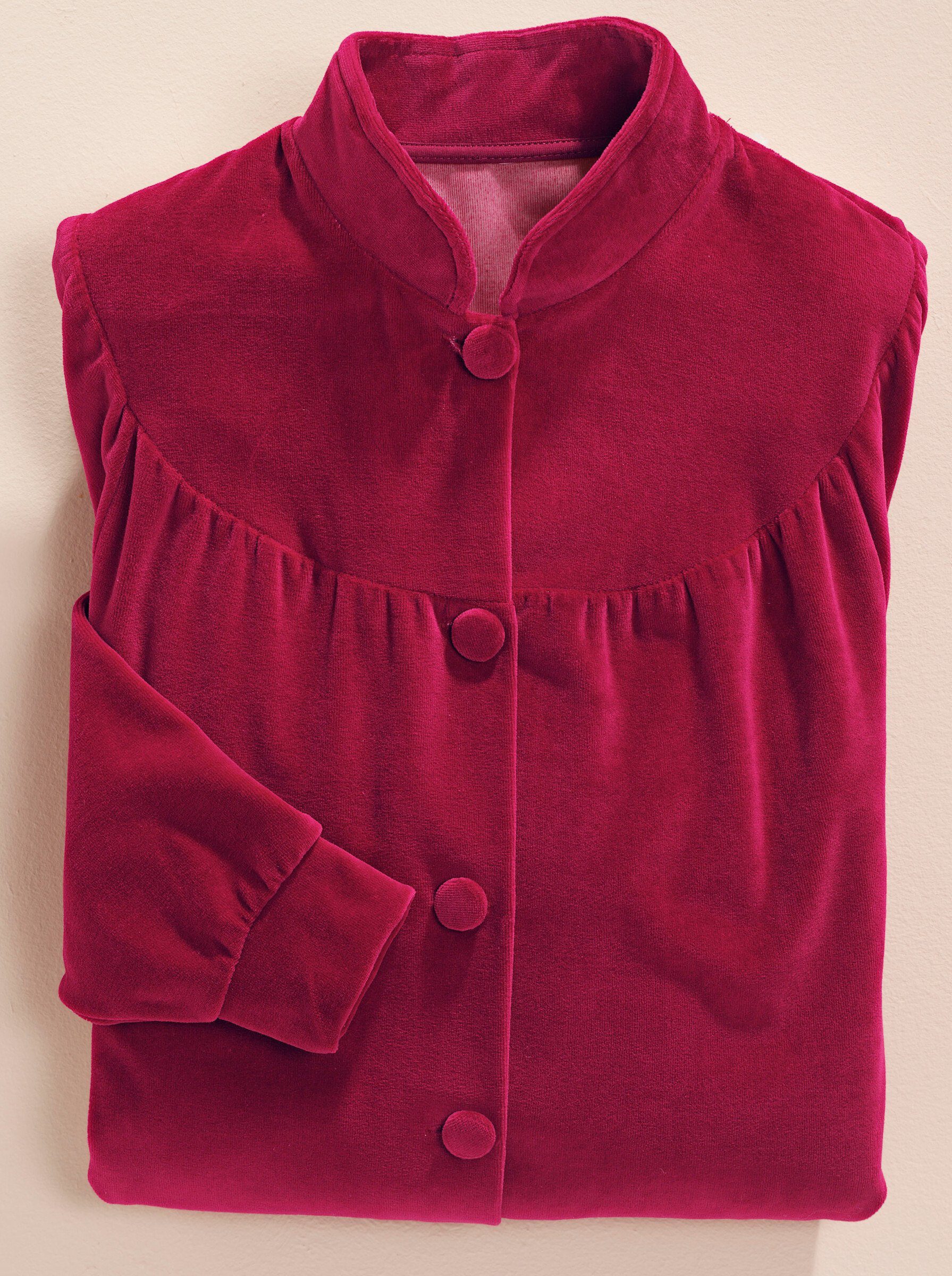 Plantier Morgenmantel Morgenmantel Langarm, Baumwolle, Nicki