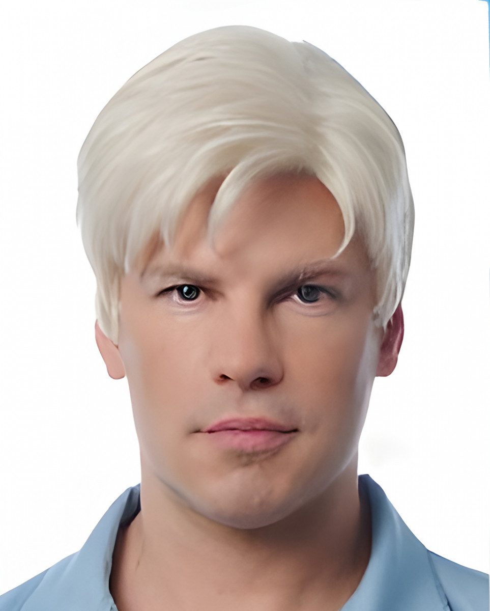 Kostüm-Perücke Blonde Traummann Herren Perücke