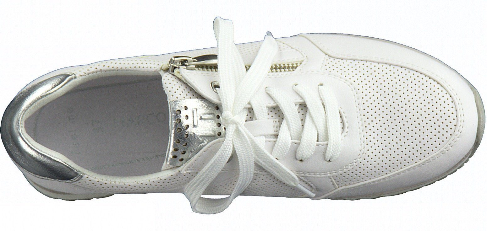 Schuhe Sneaker MARCO TOZZI Sneaker mit feiner Perforation