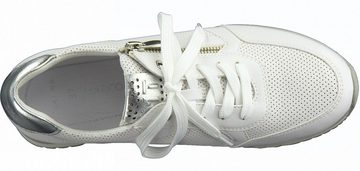 MARCO TOZZI Sneaker mit feiner Perforation, Freizeitschuh, Halbschuh, Schnürschuh