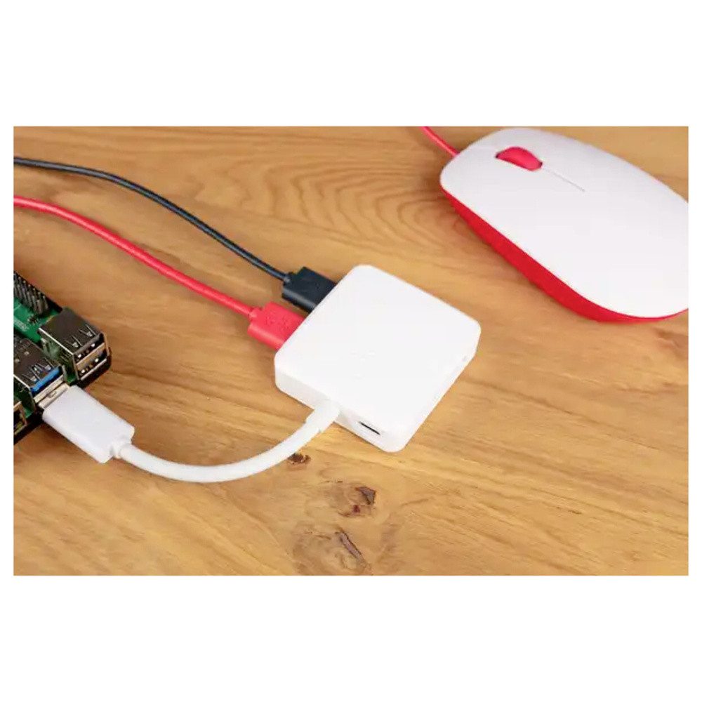 Raspberry Pi Foundation USB-Verteiler Raspberry Pi® SC1636 USB-Hub 4 Port USB-A USB 3.0 5 GBit/s Weiß SC163