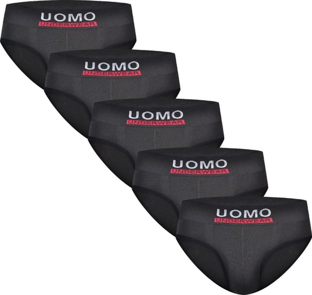 Slip 5er Herren Slips Unterhosen Microfaser Unterwäsche Slip schwarz 9951