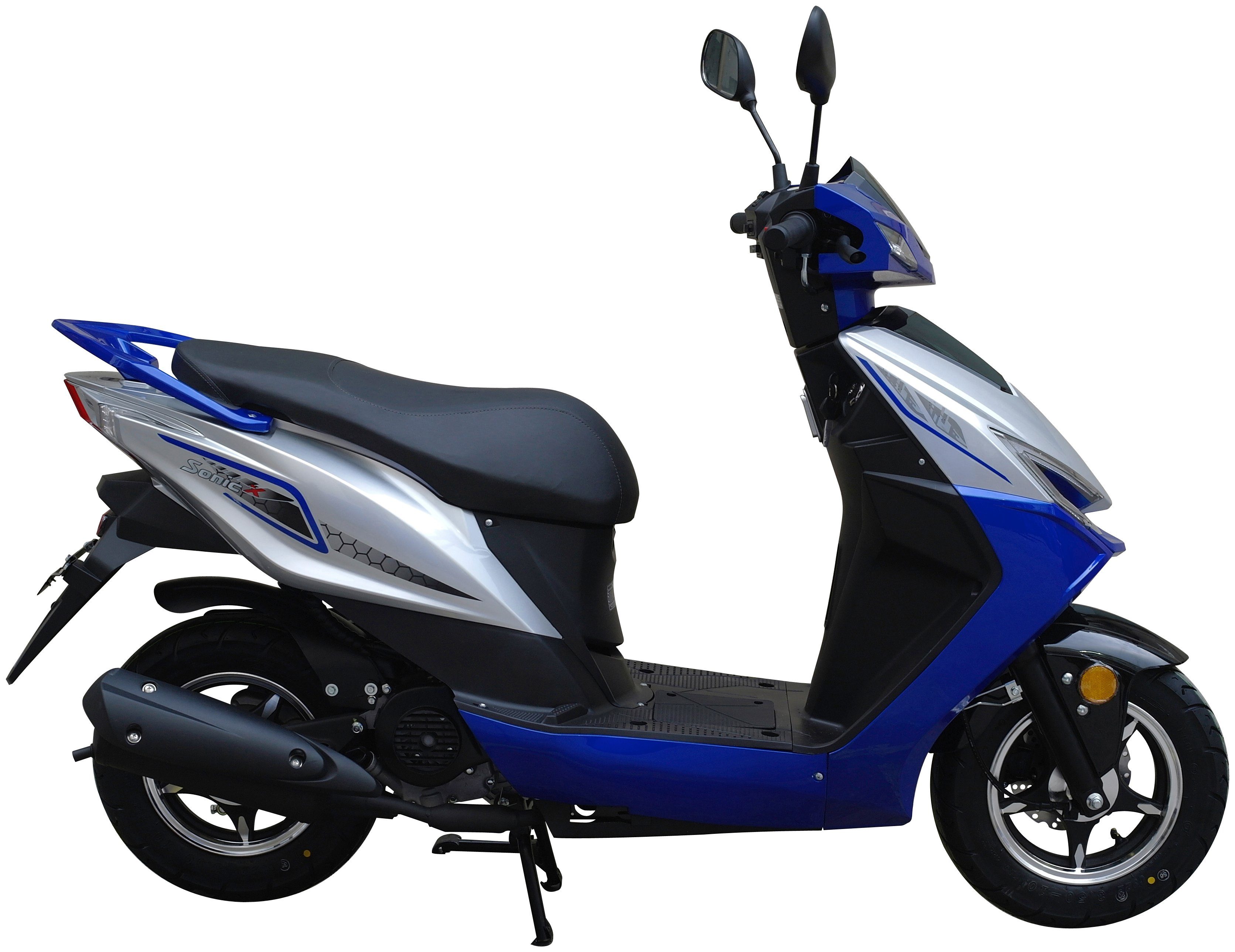 GT UNION X 5 50 ccm, Motorroller blau 50-45, Sonic 45 Euro km/h
