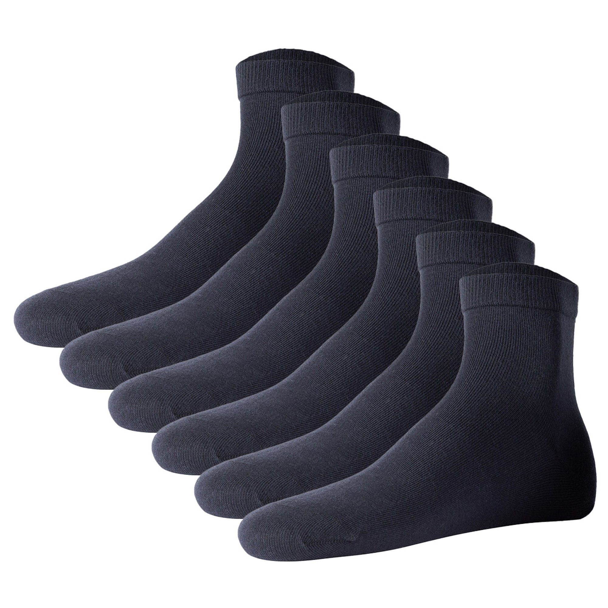 Kurzsocken Unisex Socken 6er Pack Baumwolle
