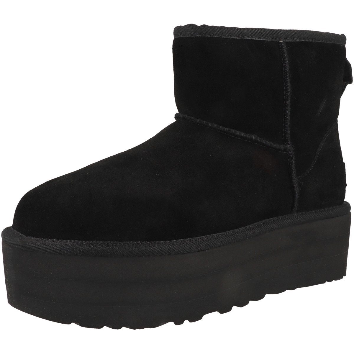 Platform UGG Mini Winterboots Classic schwarz Damen