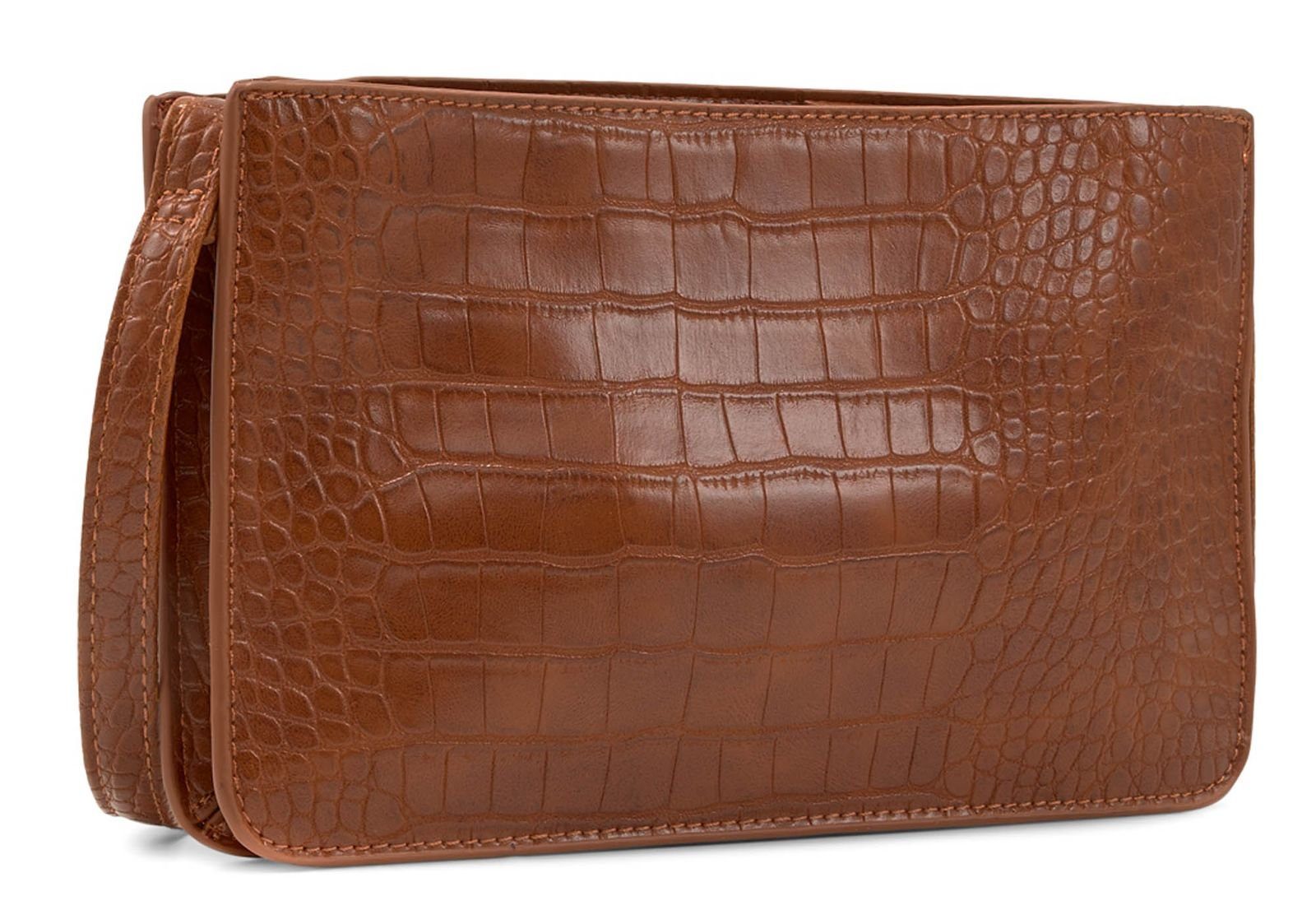 Umhängetasche Croco Cognac Maris TOM TAILOR