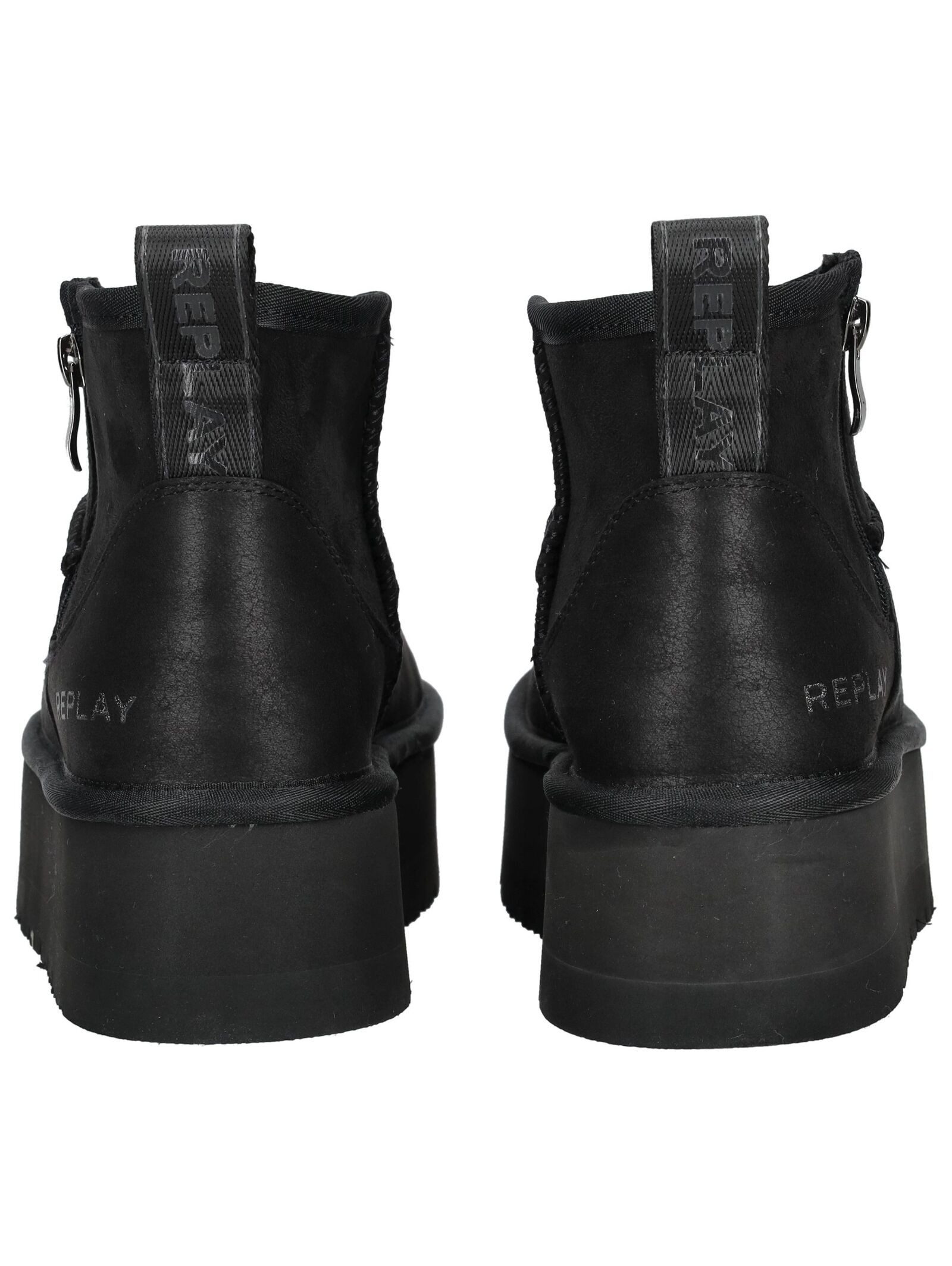 Replay Replay Stiefelette Lederimitat Plateaustiefelette