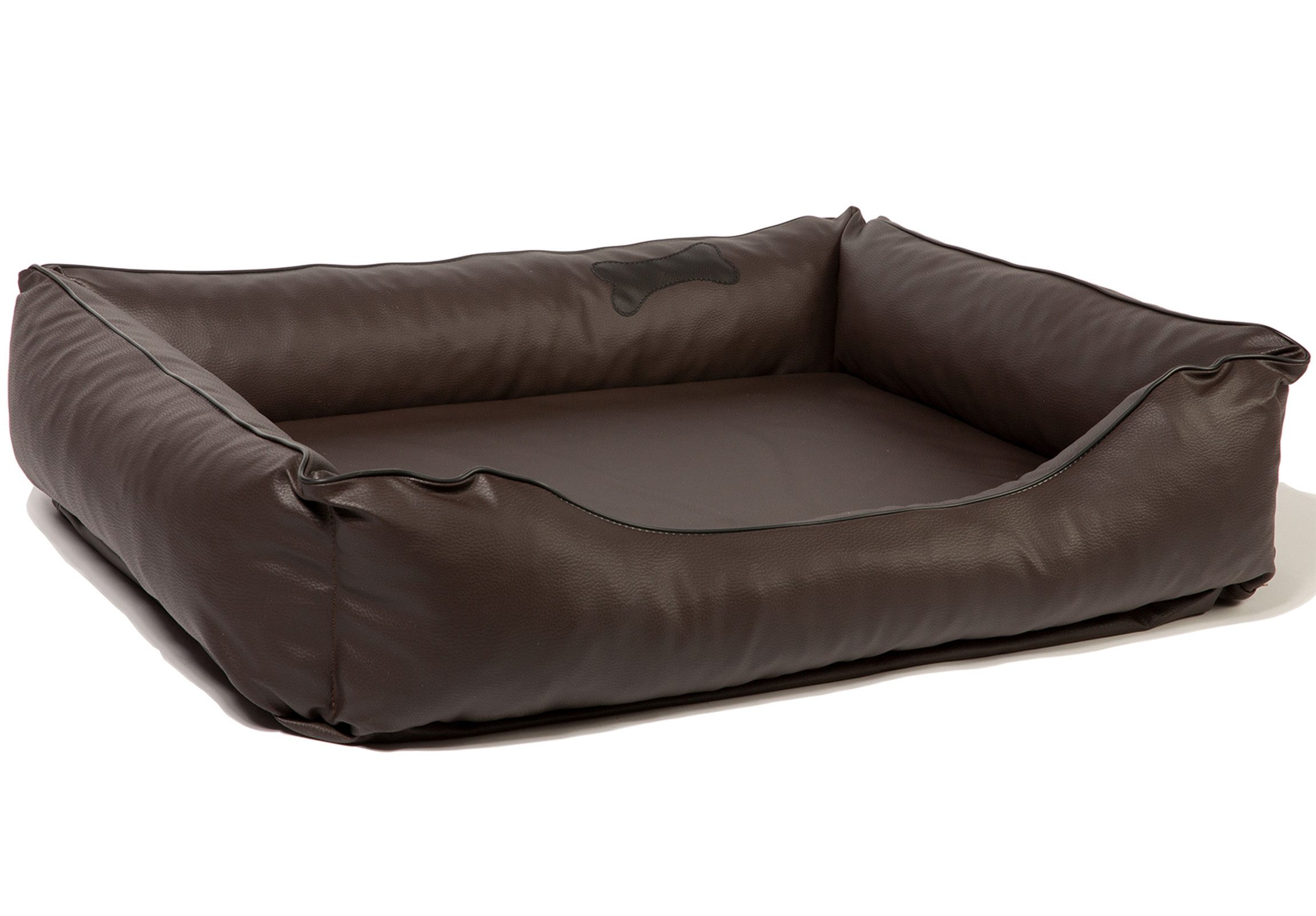 CopcoPet Tierbett Paco Hundebett Braun L - 90 x 70 cm Schaumstoff - Kissen günstig online kaufen