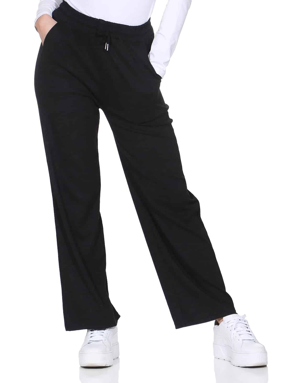 OriginalYou Jogginghose Damen Sweathose leichte Freizeit Jogginghose mit Gummibund, mit Schnürung, in Uni-meliert