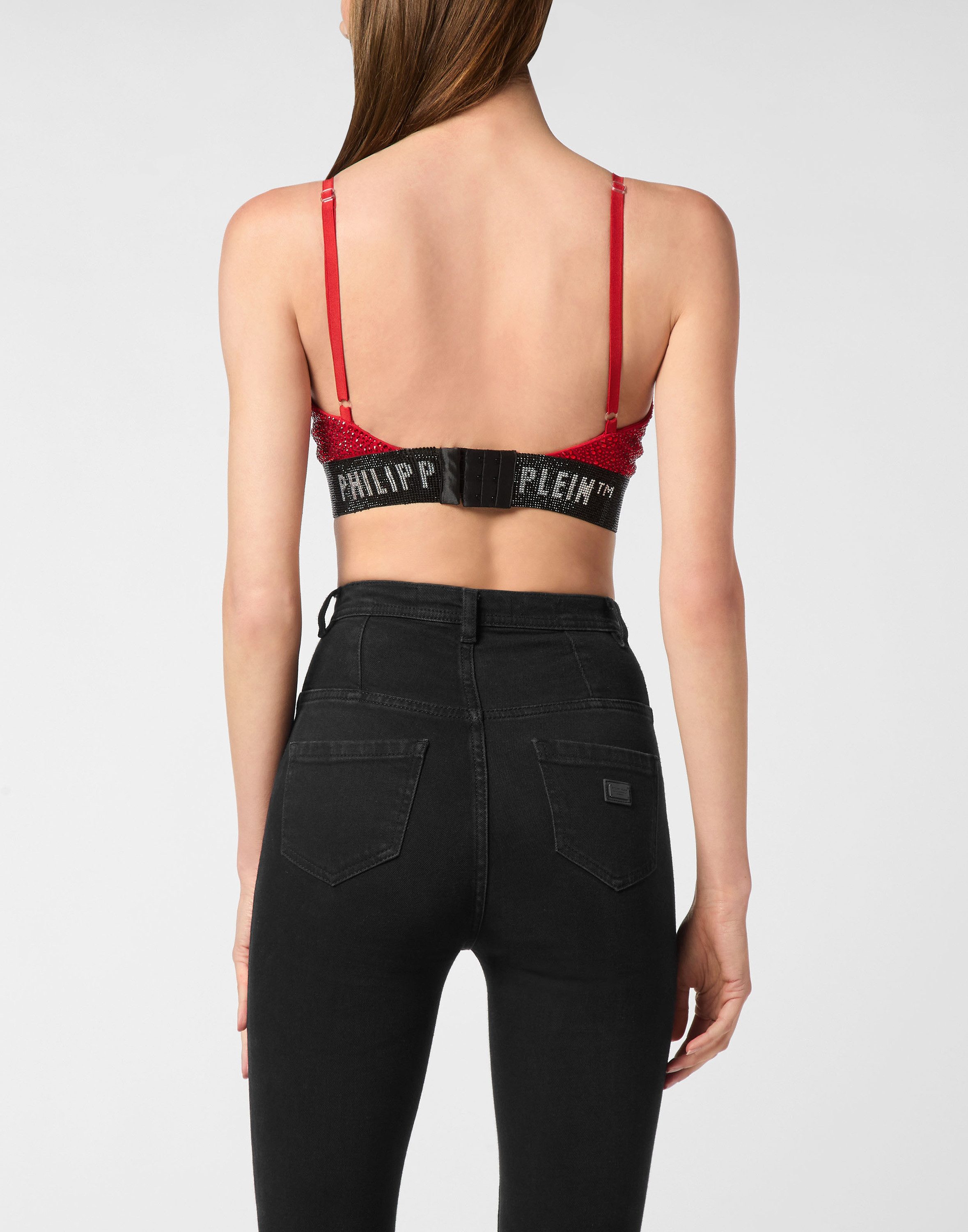 PHILIPP PLEIN Sport-BH Verziert