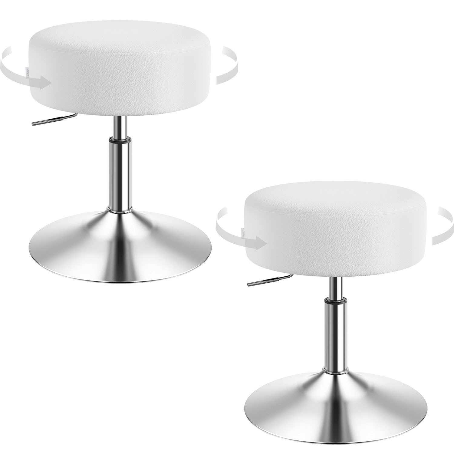 Woltu Drehhocker (2 St), Barstühle höhenverstellbar bis 150KG belastbar