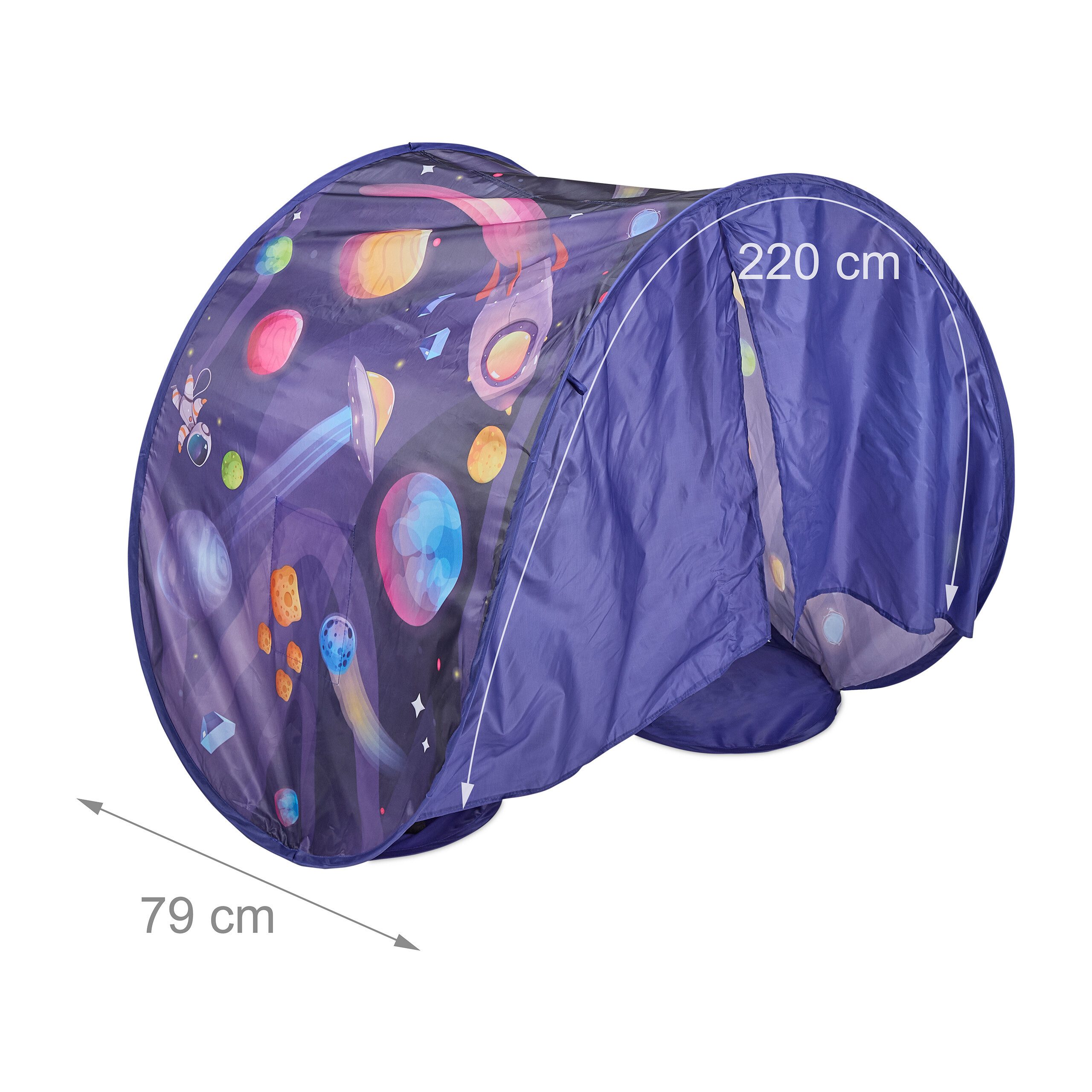 relaxdays Spielzelt Bettzelt für Kinder A