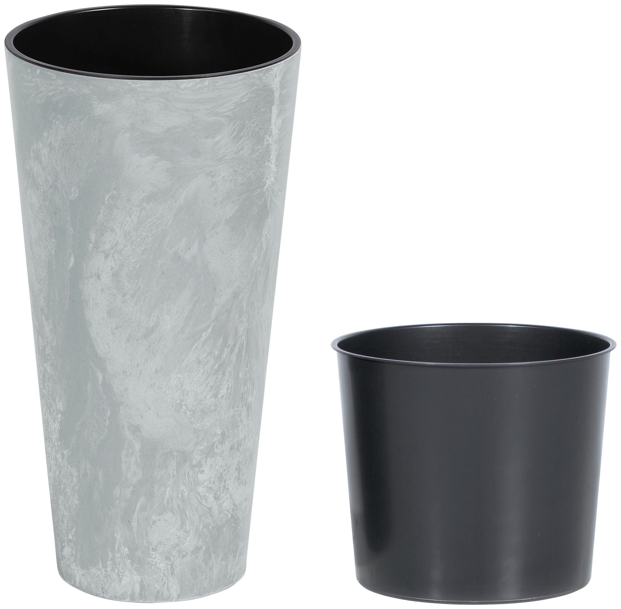Prosperplast Pflanzkübel Tubus Slim Beton, ØxH: 30x57,2 cm günstig online kaufen
