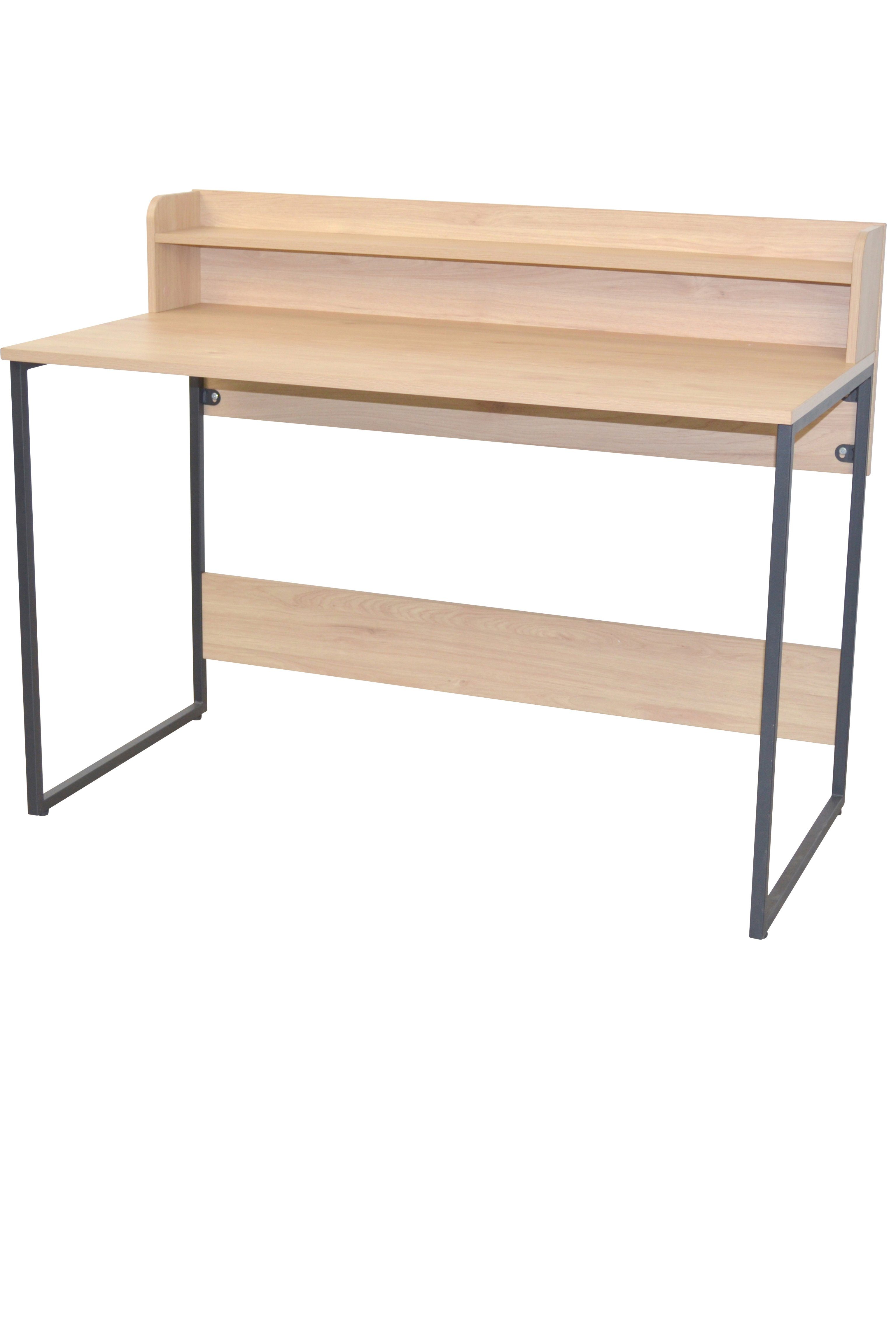 moebel-direkt-online Schreibtisch Moderner Schreibtisch mit Aufsatzregal in günstig online kaufen