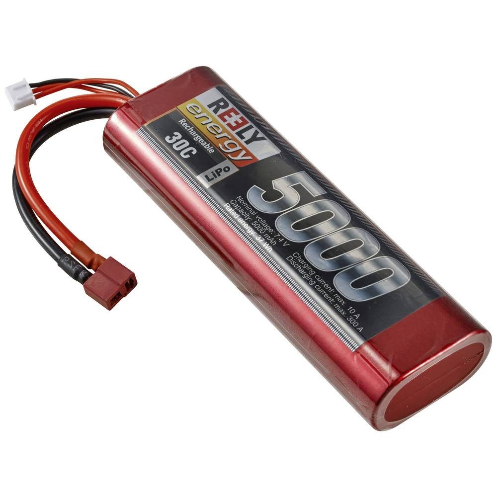 Reely Modellbau-Akkupack (LiPo) 7.4 V 5000 mAh Zellen-Zahl: 2 30 C Akku