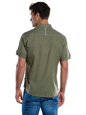 Engbers Kurzarmhemd Kurzarm-Hemd mit Leinen-Anteil
