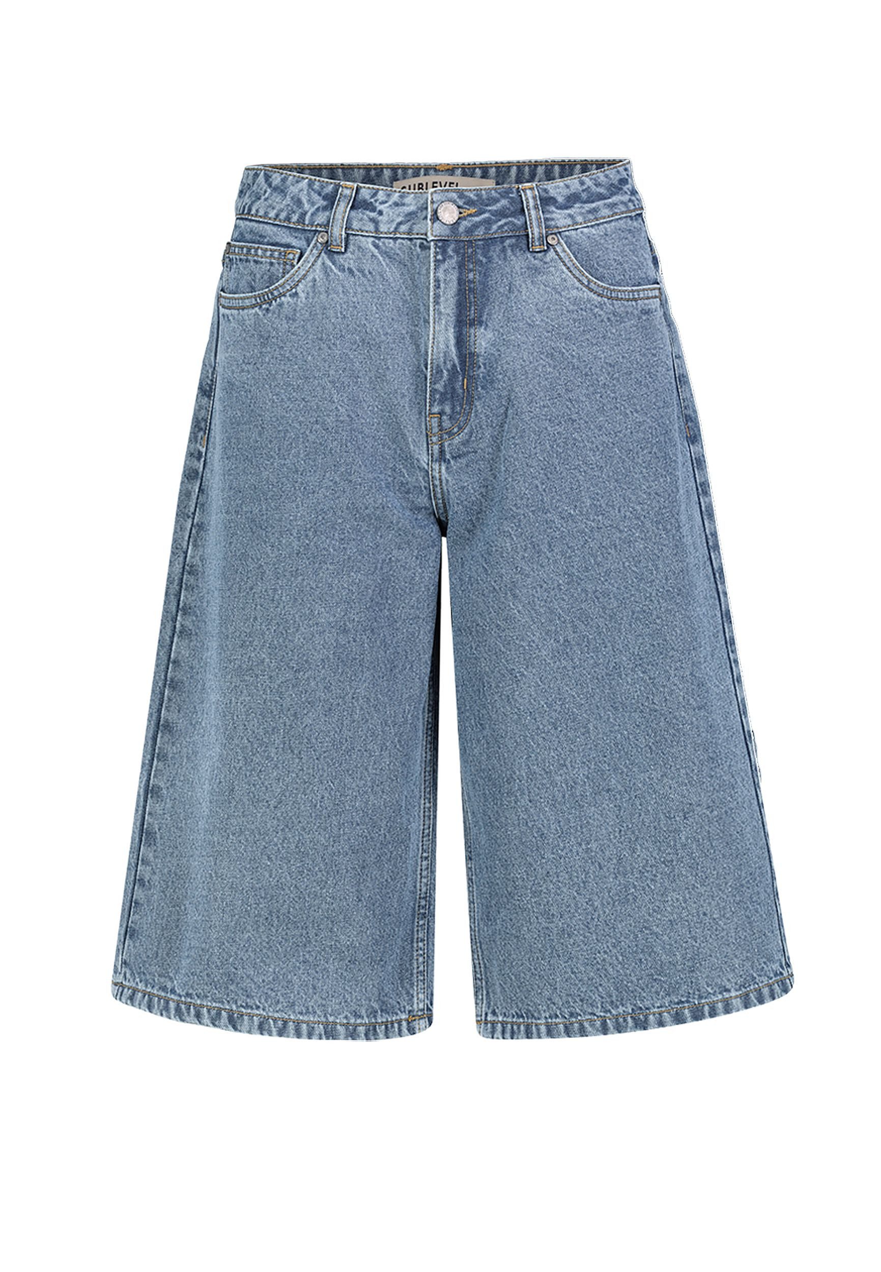 SUBLEVEL Jeansshorts Weites Bein mit lockerer günstig online kaufen