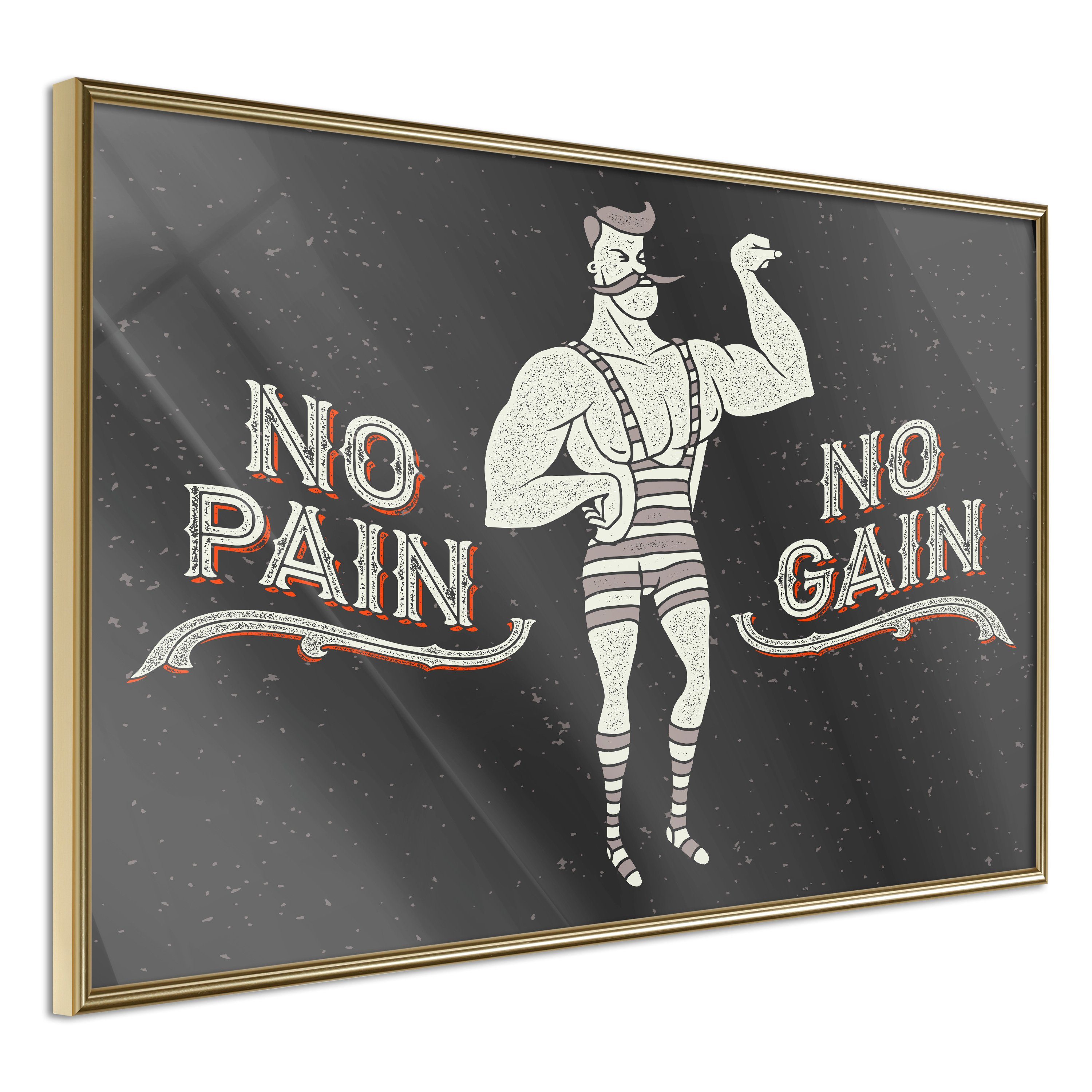 Artgeist Poster No Pain No Gain []
