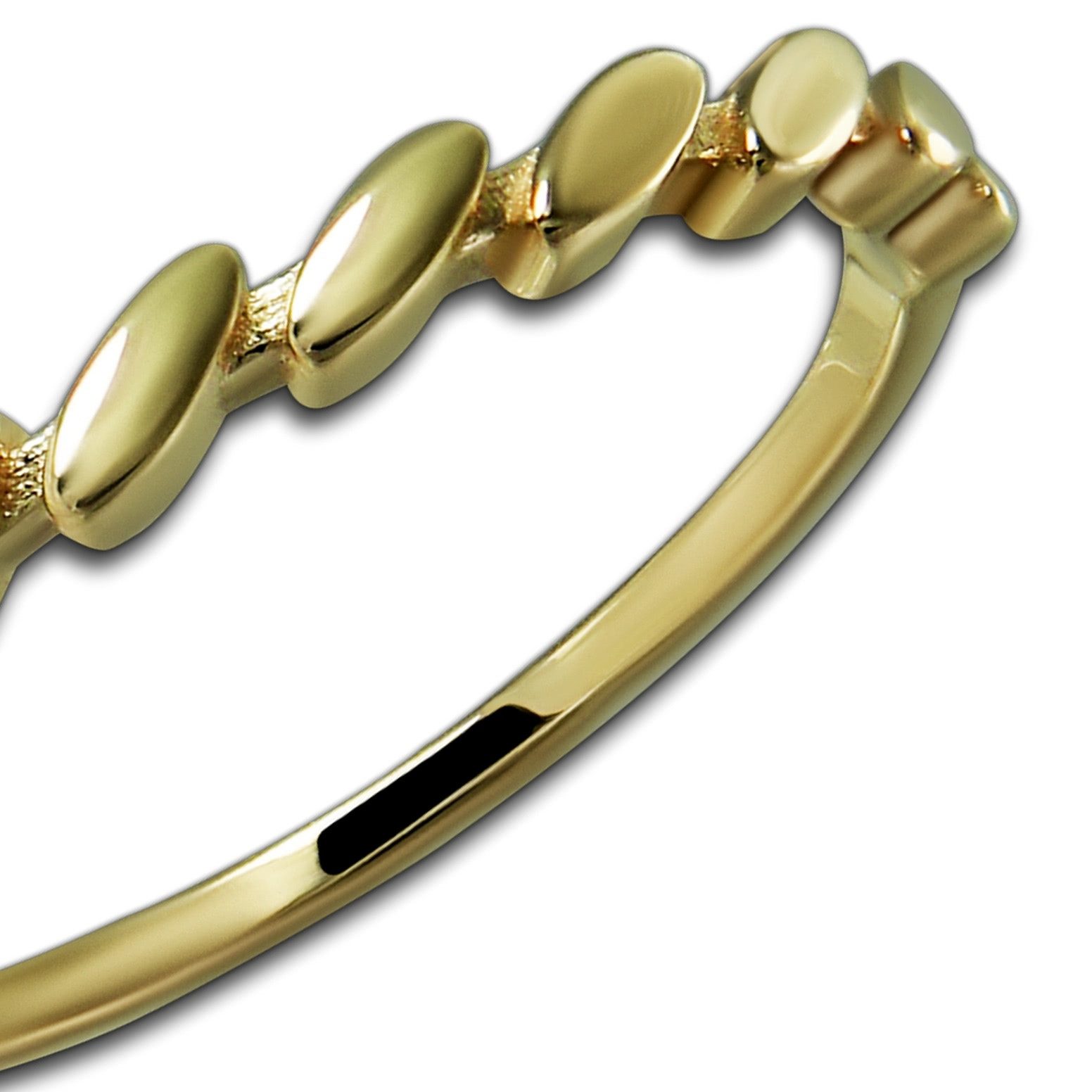 GoldDream Goldring GoldDream zarter Gold Ring Wave Gr.62 (Fingerring), Damen Ring Wave, 62 (19,7), Echtgold, 333er Gelbgold, gold