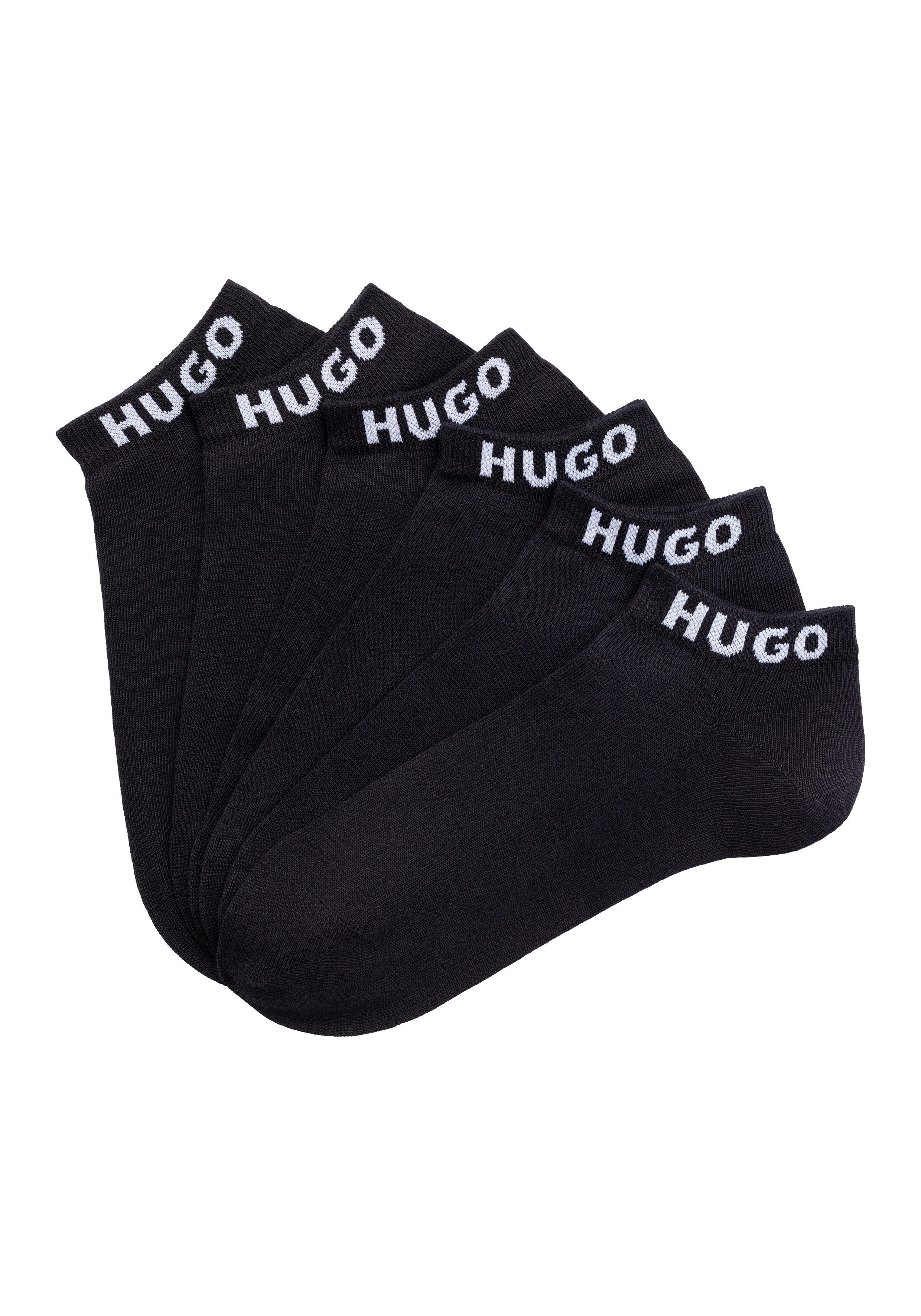 HUGO Freizeitsocken 3P AS UNI CC (Packung, 3er) mit Logostickerei