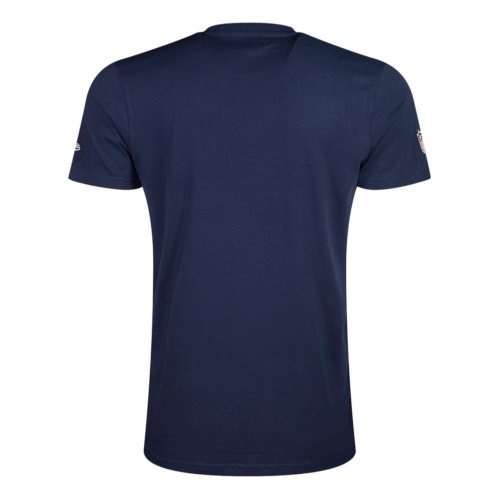 New Era Print-Shirt NEW T-Shirt Wordmark New PATRIOTS ENGLAND Stacked Era NFL
