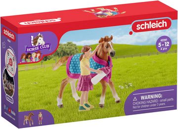 Schleich® Spielfigur HORSE CLUB, Fohlen mit Decke (42361)