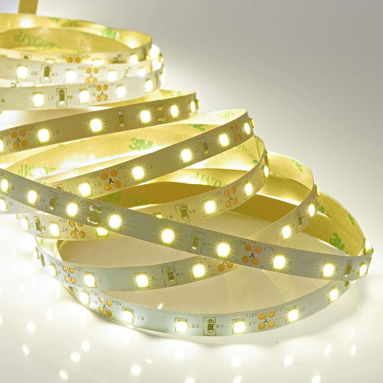 SO-TECH® LED-Streifen 12 VDC 5 m warmweiß / kaltweiß / kürzbar / dimmbar, k günstig online kaufen