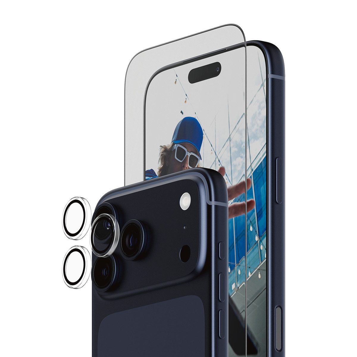 SAFE by PanzerGlass Displayschutzglas 2-in-1 Essentials Bundle iPhone 17 Pro Max