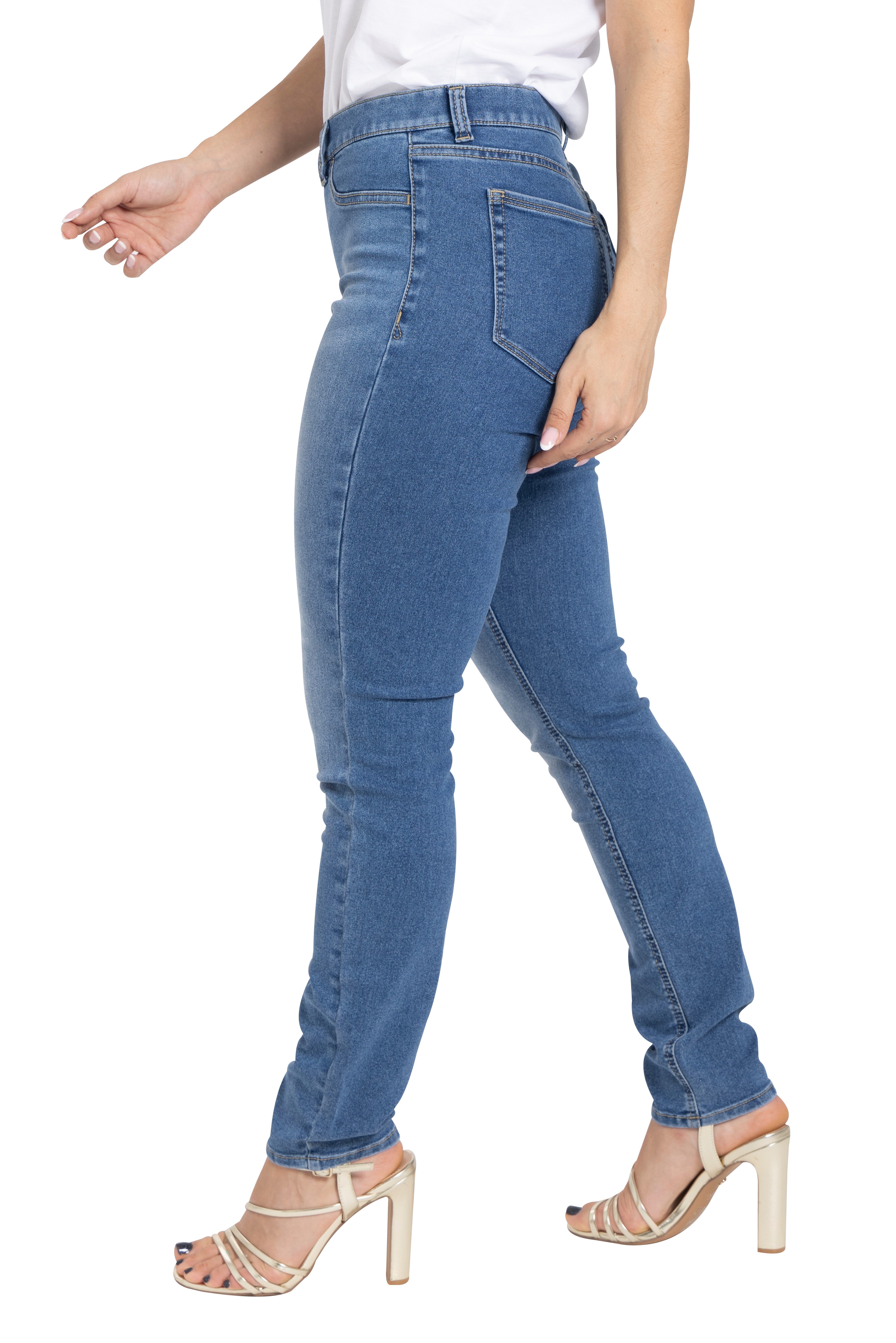 BlauerHafen Jeansjeggings BlauerHafen Damen Jeggings Jeans Slim Fit Super S günstig online kaufen