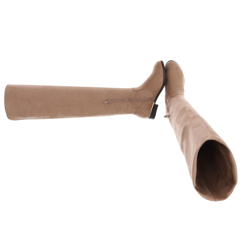 Ital-Design Elegante Overknee-Stiefel aus weichem Material für Damen Stiefe günstig online kaufen