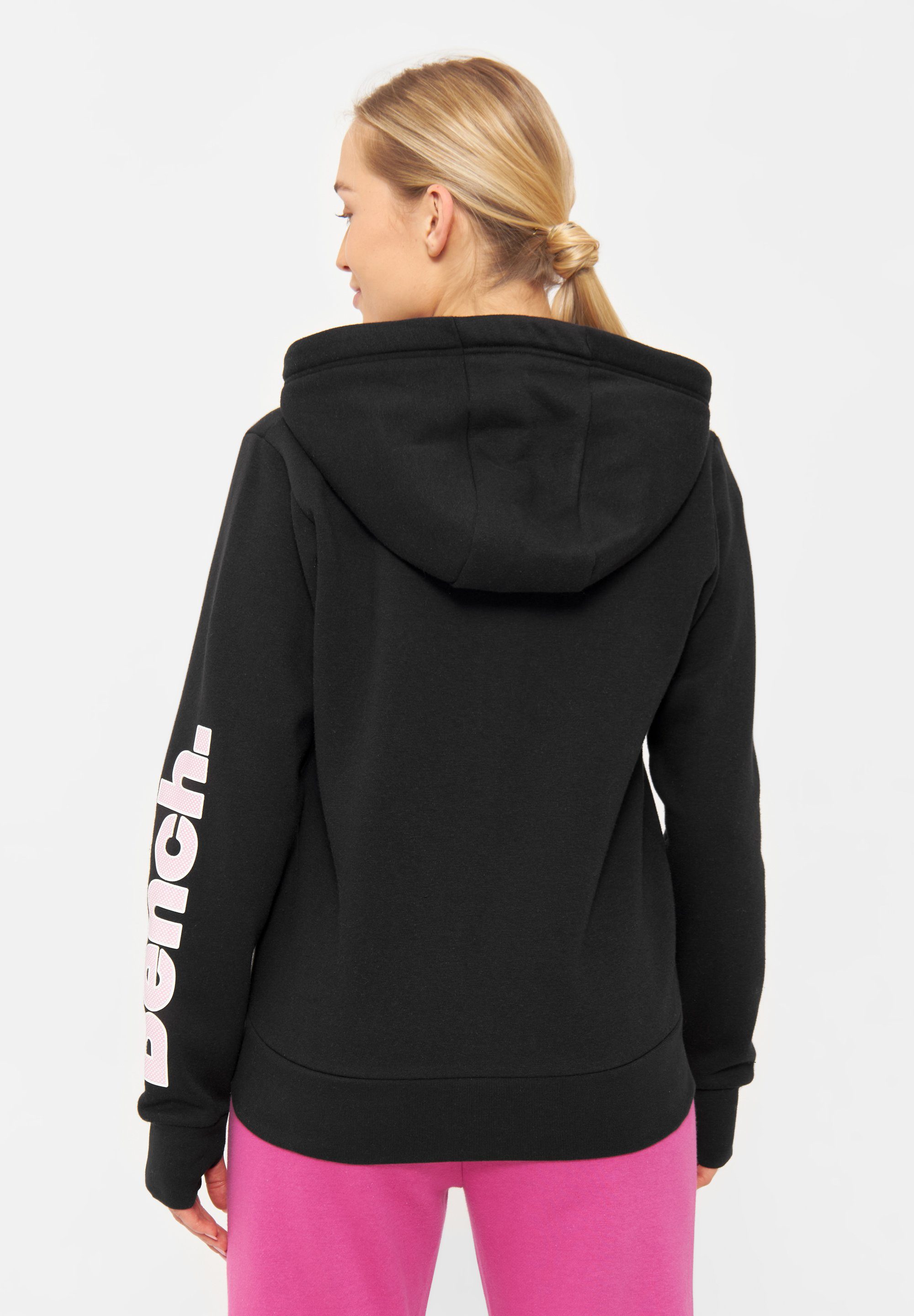 Sweatjacke DARCINE Bench. BLACK