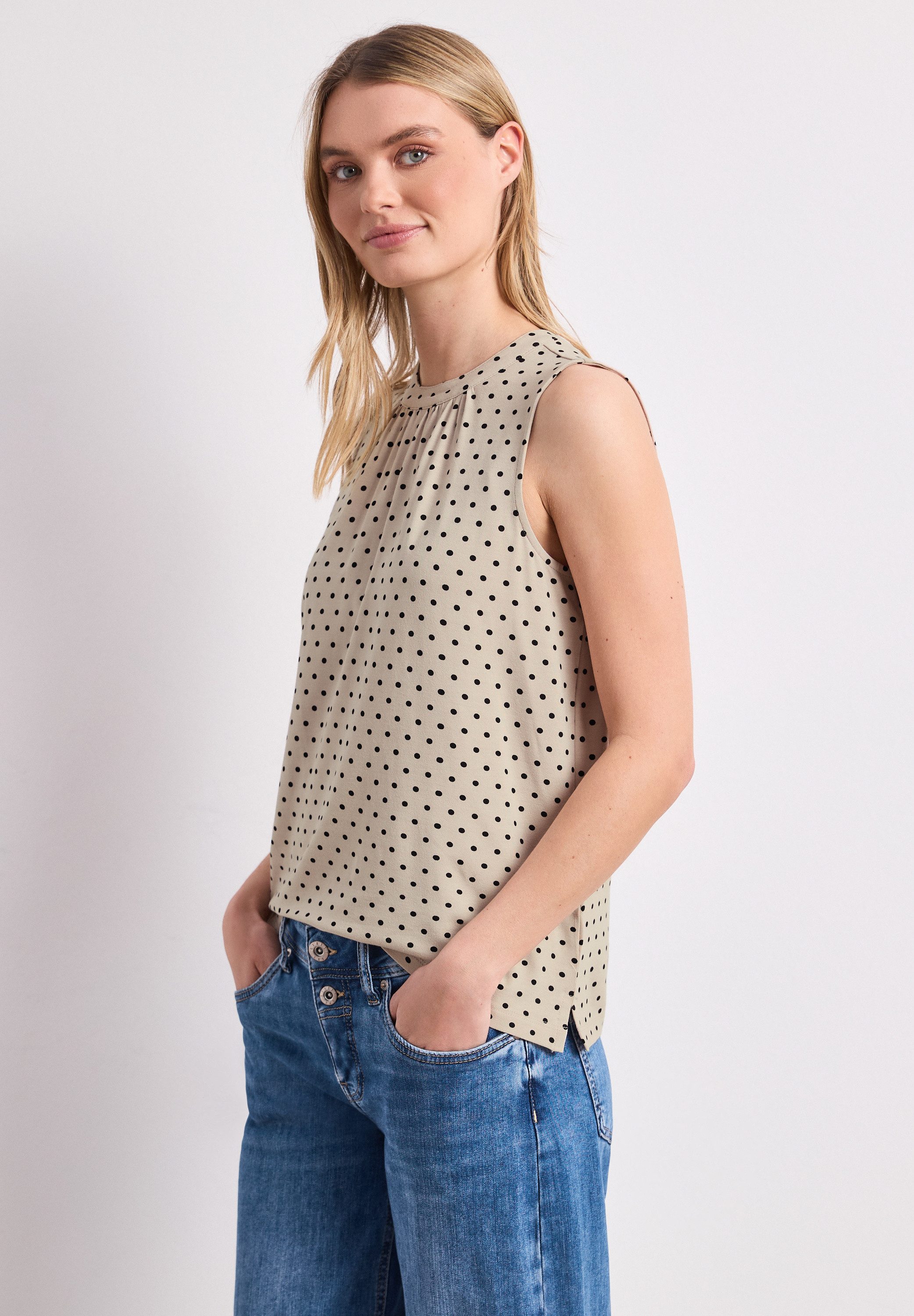 STREET ONE Tanktop mit Rundhalsausschnitt