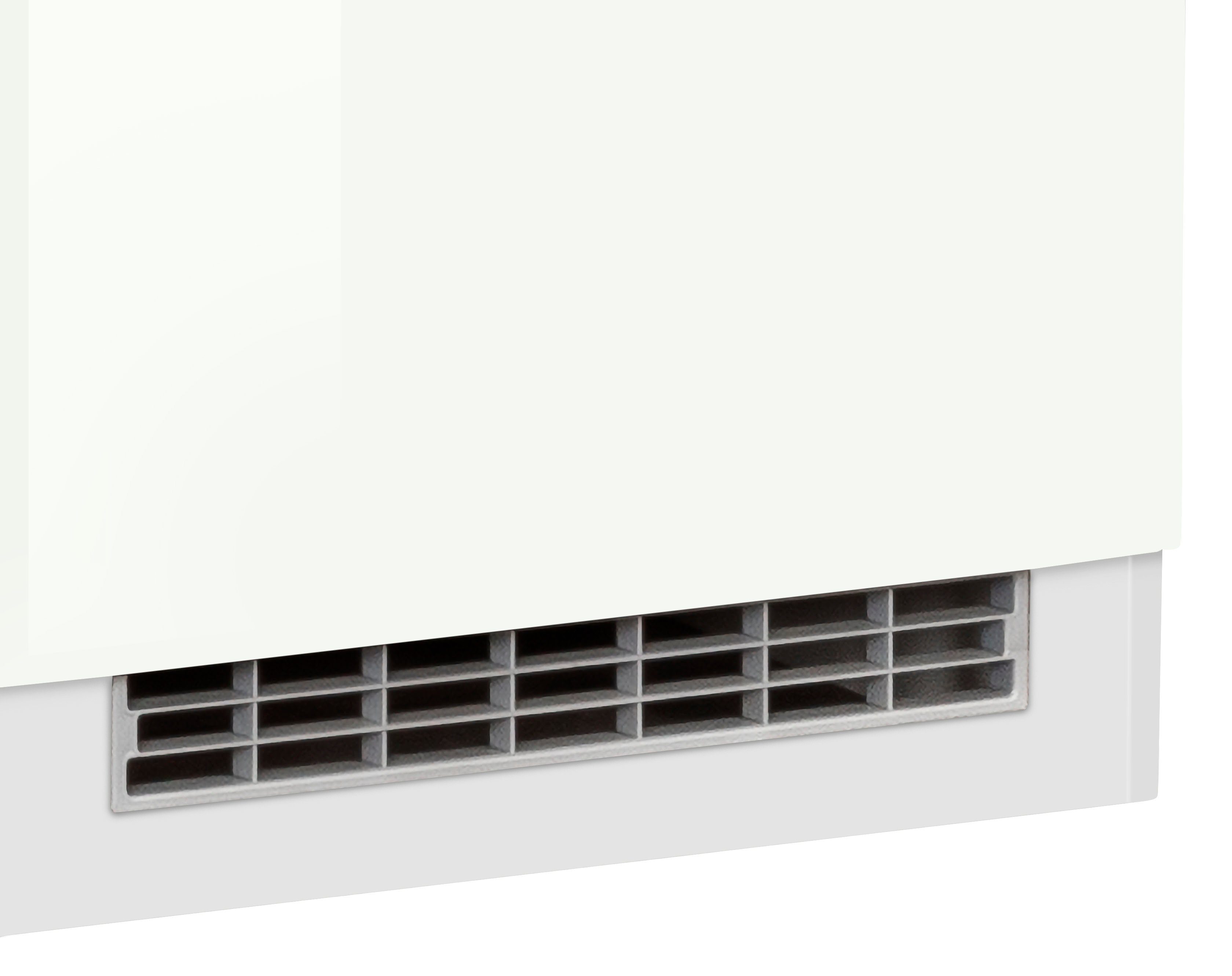 cm Hochglanz/weiß weiß E-Geräten, | MÖBEL Brindisi, HELD mit Küchenzeile 210 Breite weiß
