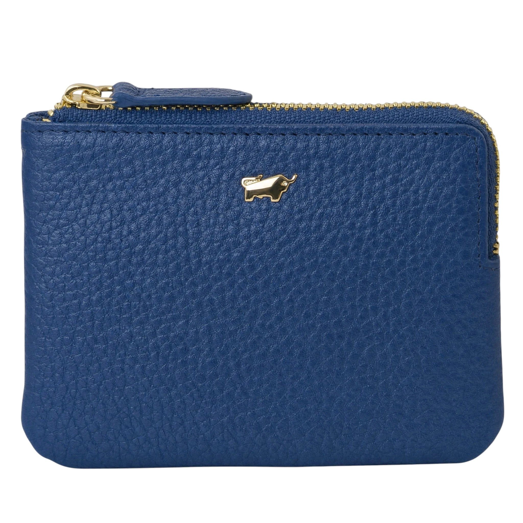 Braun Büffel Mini Geldbörse ALESSIA Geldbörse S 3+2 Kartenfächer blau