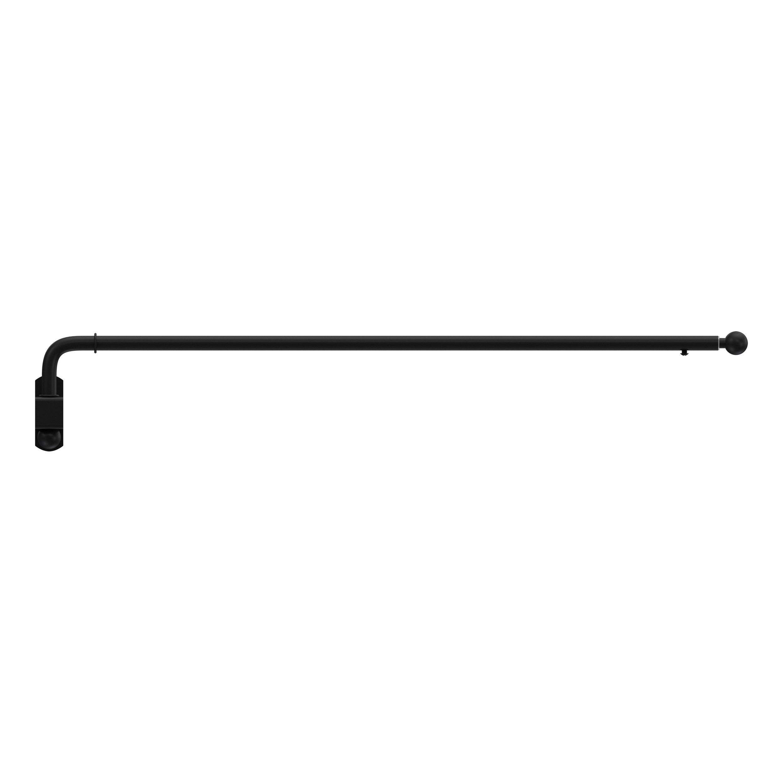 INTERDECO Schwenkstange Cassina, ausziehbar, Wandmontage, Metall, günstig online kaufen