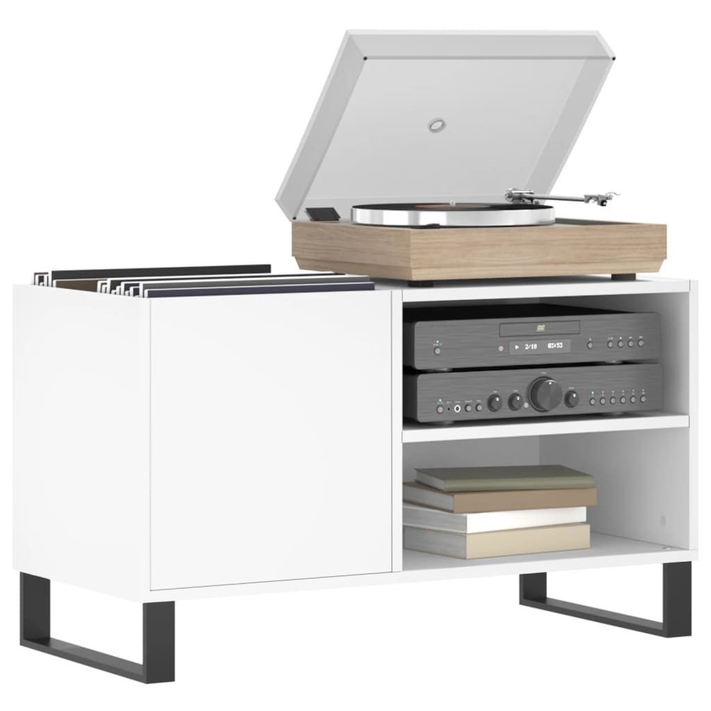 vidaXL Media-Regal Plattenschrank Weiß 85x38x48 cm günstig online kaufen