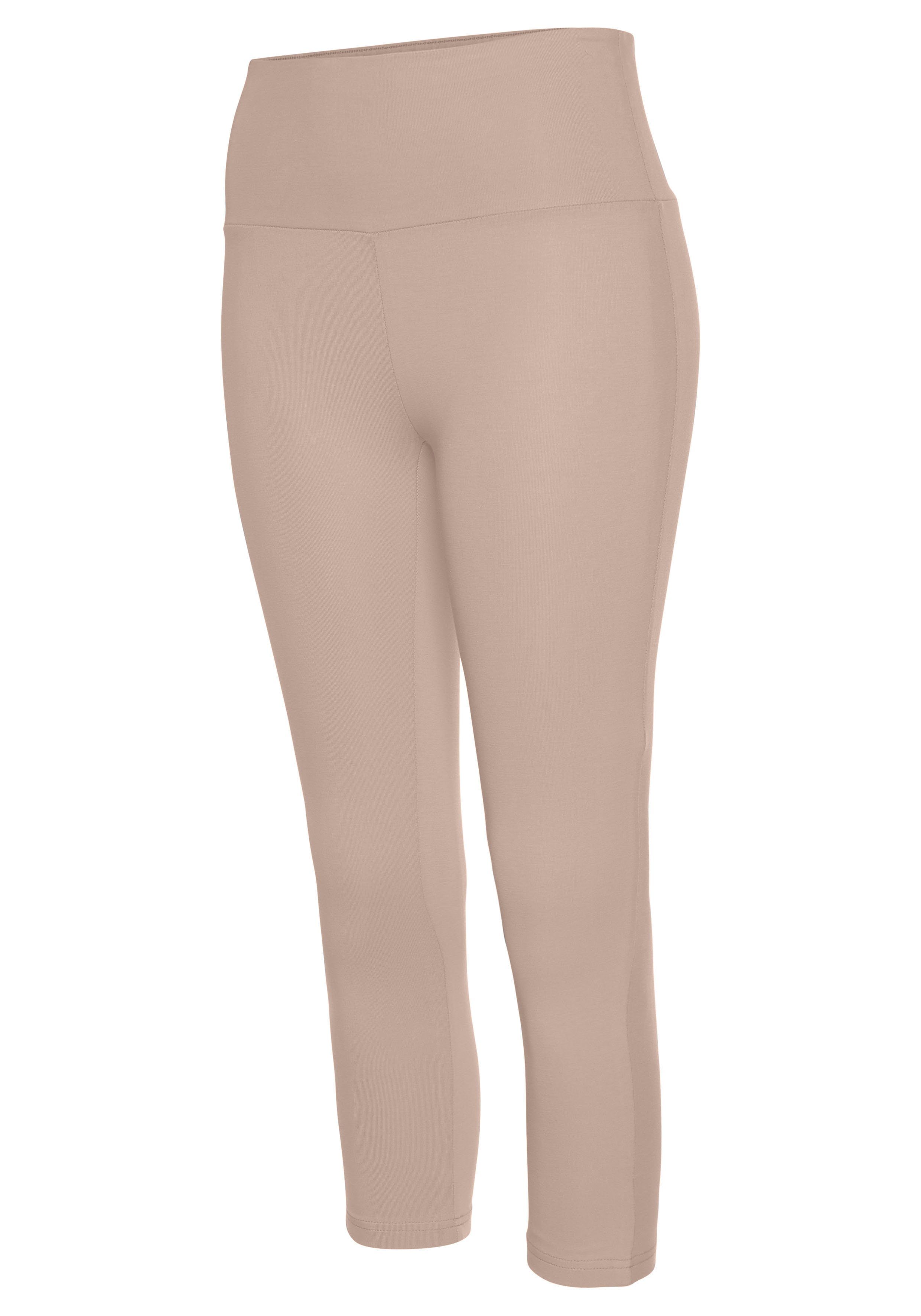 LASCANA Caprileggings mit breitem weichem Bündchen, Loungewear – Bild 5 von 5