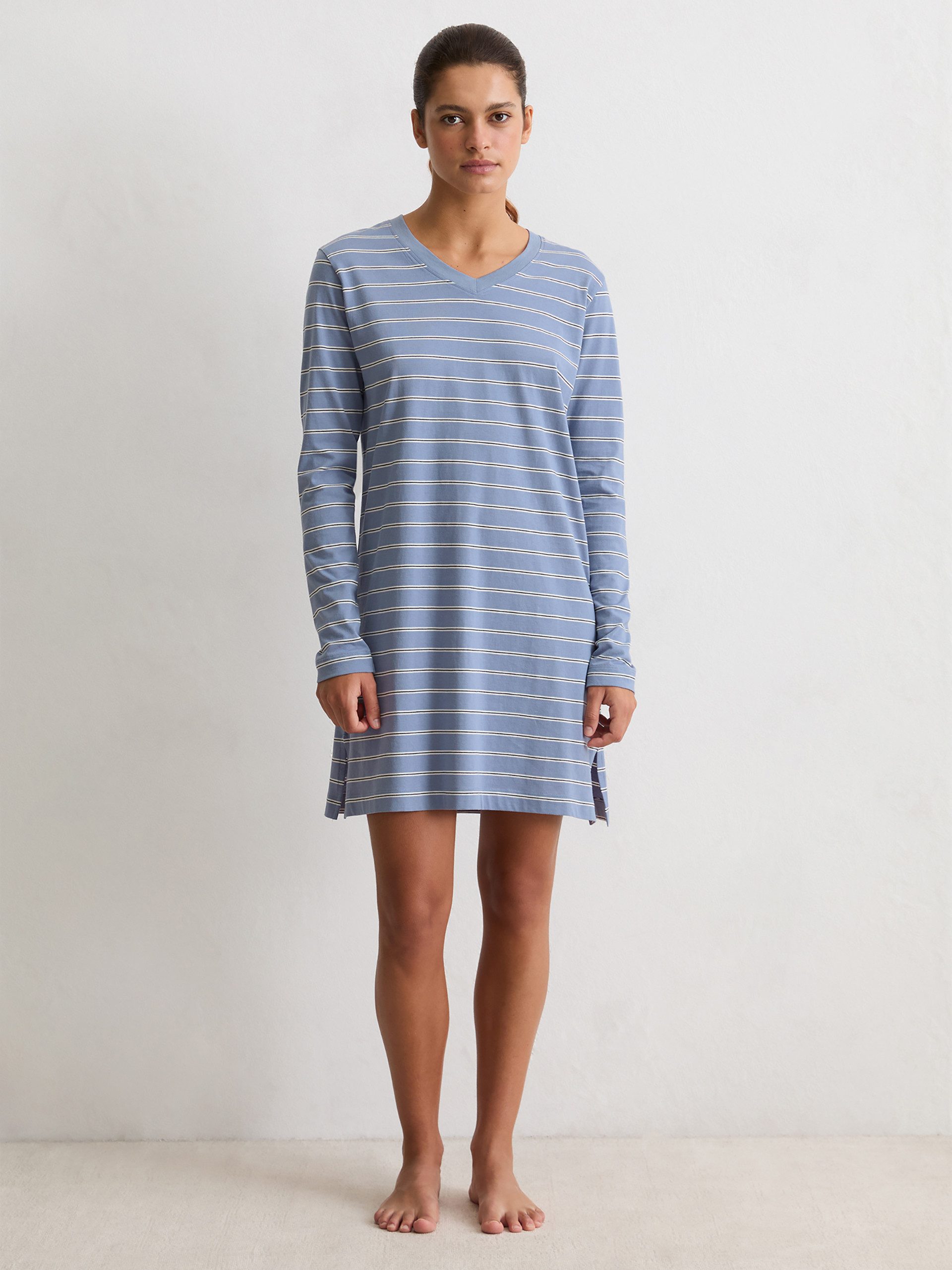 Marc O'Polo Nachthemd Mix N Match Cotton Nacht-hemd schlafmode sleepwear günstig online kaufen