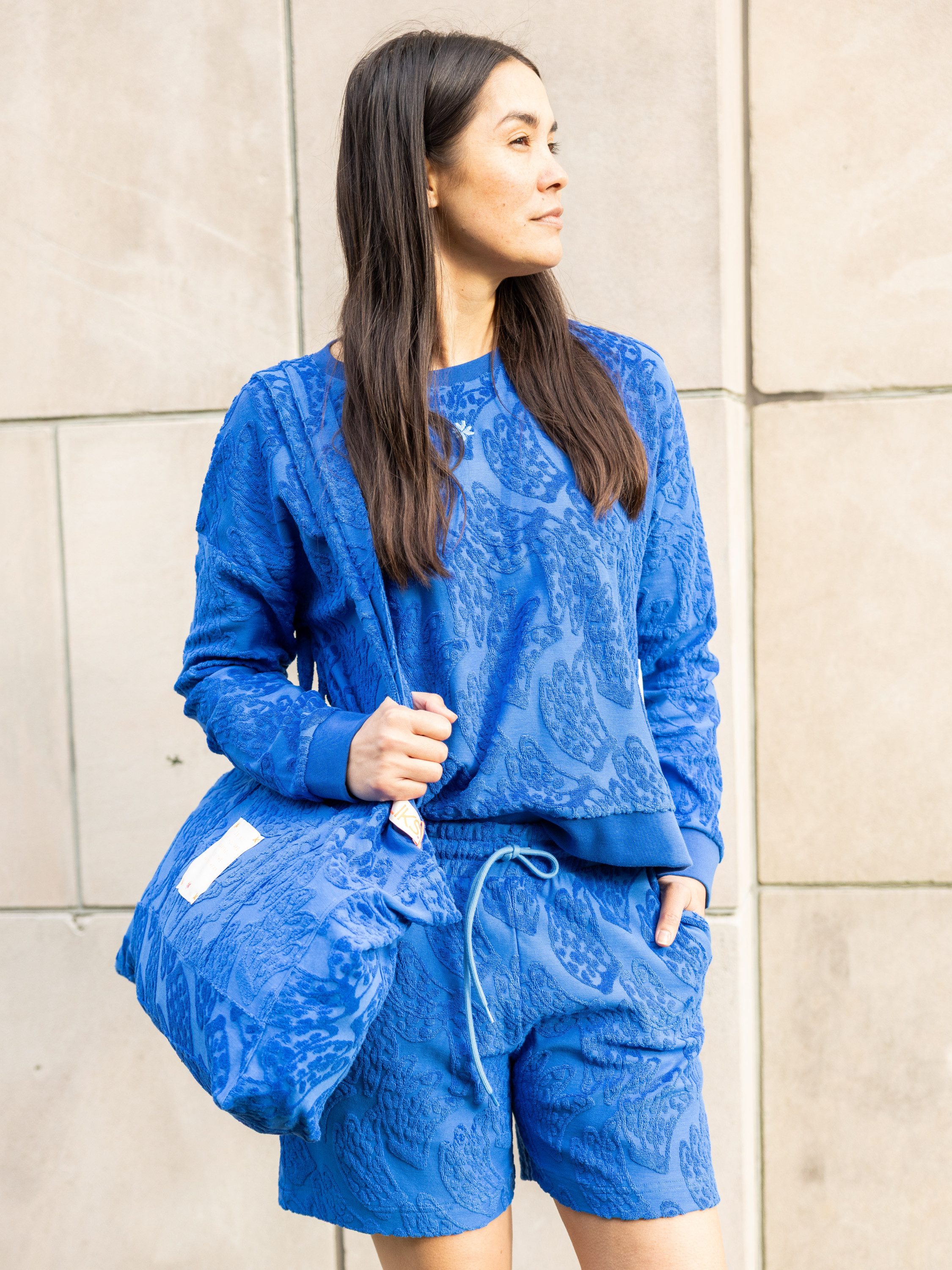 LIKS. Munich Freizeittasche Frottee SonjaC, mit Jacquard